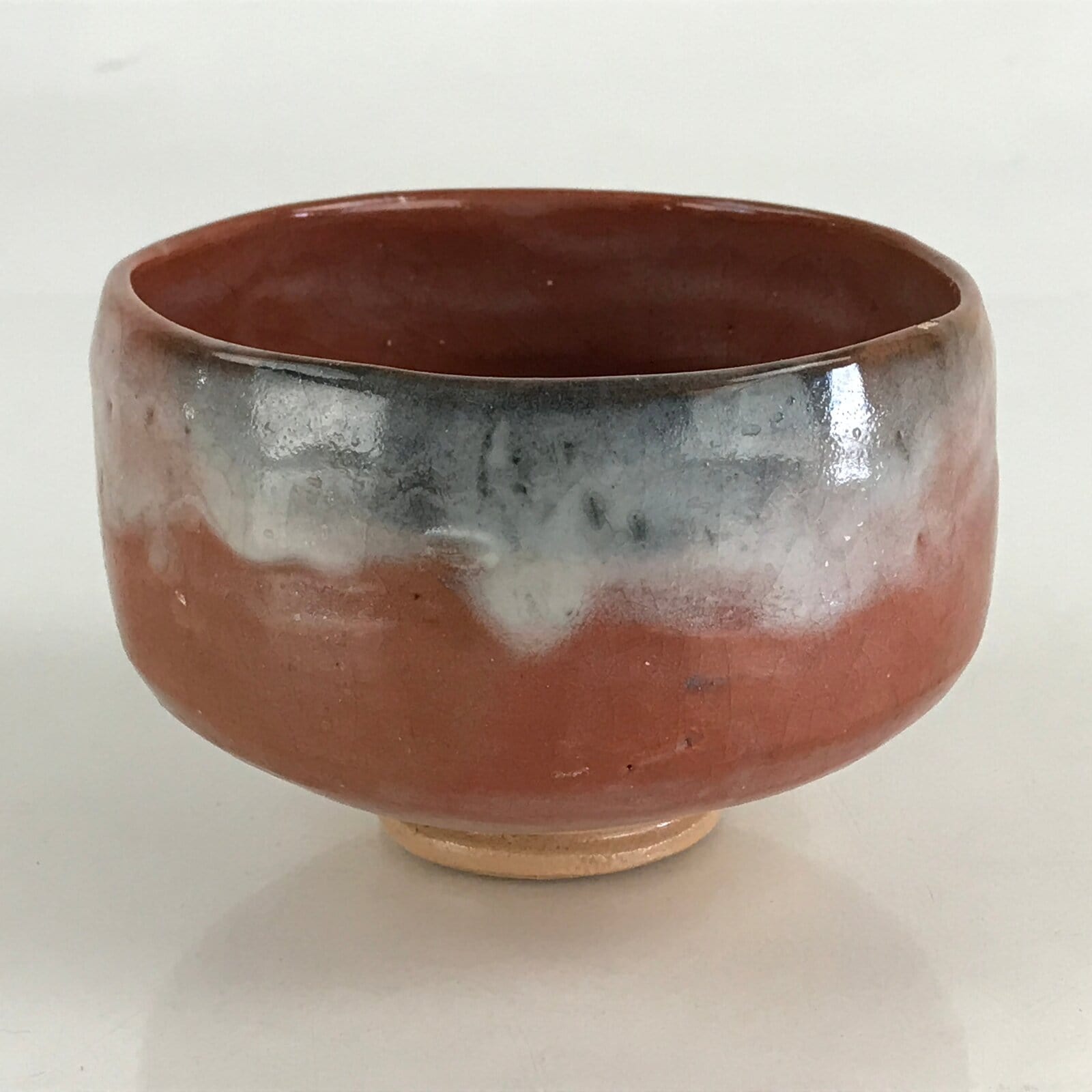 Japanese Ceramic Akaraku Green Tea Bowl Vtg Chawan Tea Ceremony Matcha GTB977