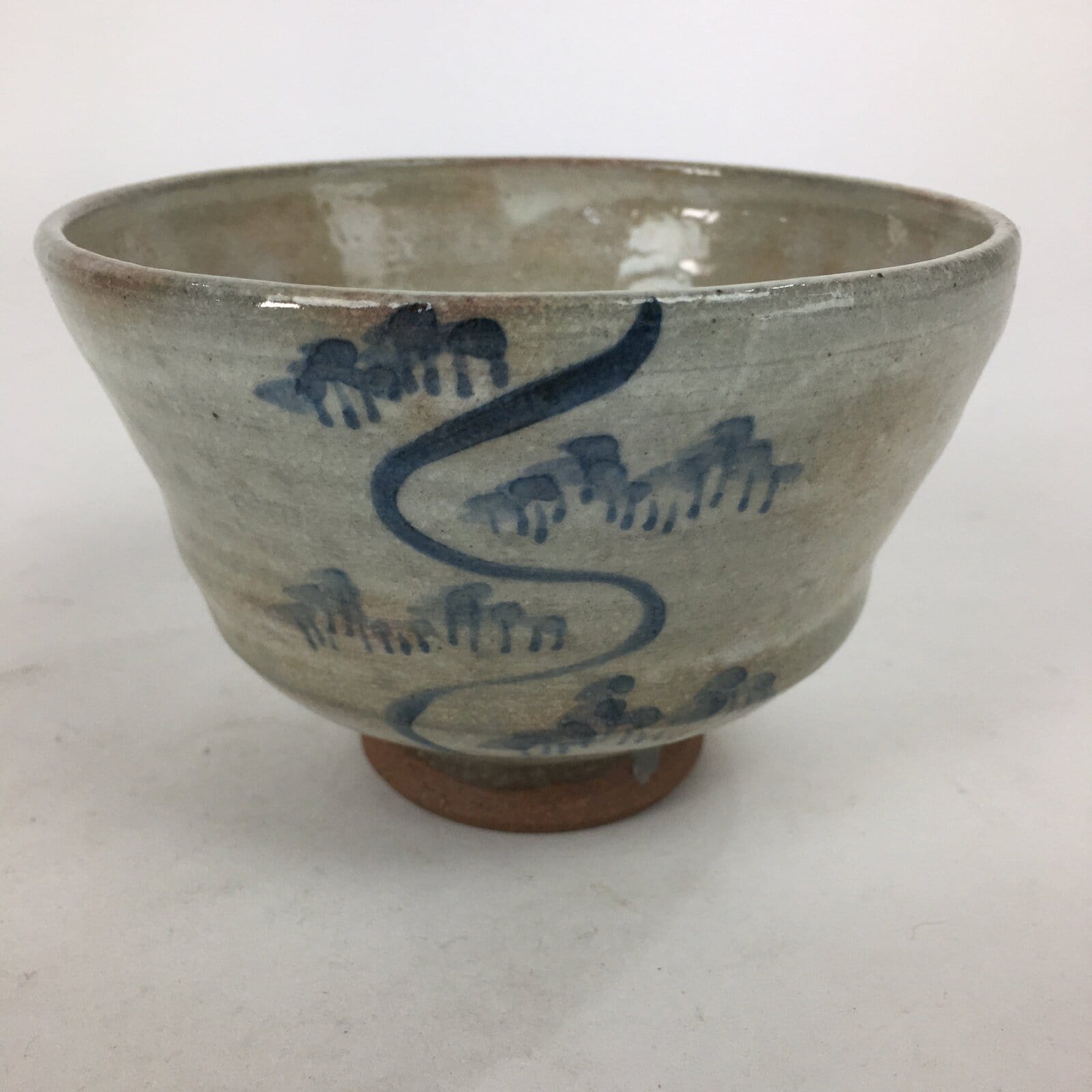 Japanese Ceramic Arita Ware Tea Ceremony Green Tea Bowl Vtg Chawan GTB862