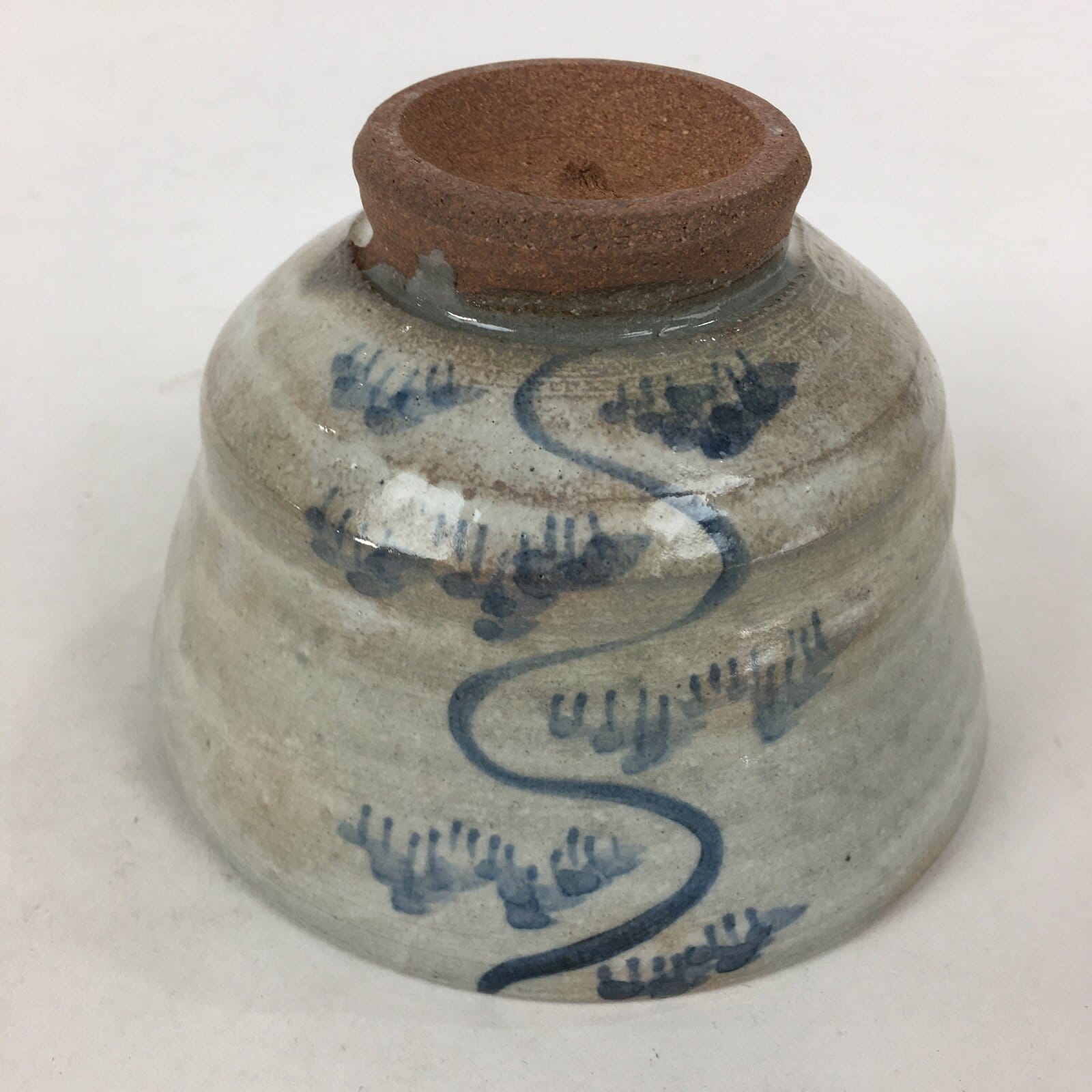 Japanese Ceramic Arita Ware Tea Ceremony Green Tea Bowl Vtg Chawan GTB862