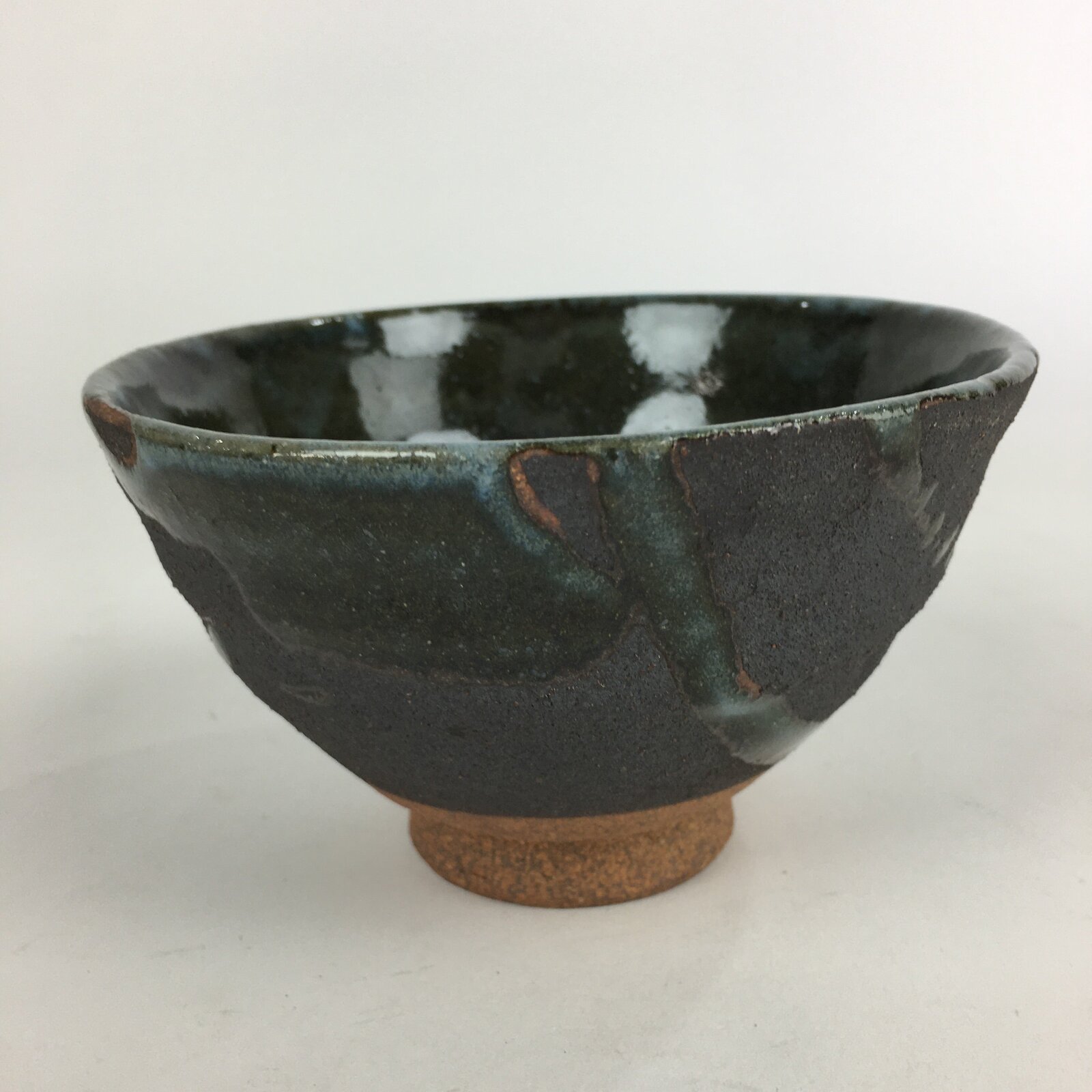 Japanese Ceramic Bizen Ware Tea Ceremony Green Tea Bowl Vtg Chawan GTB927