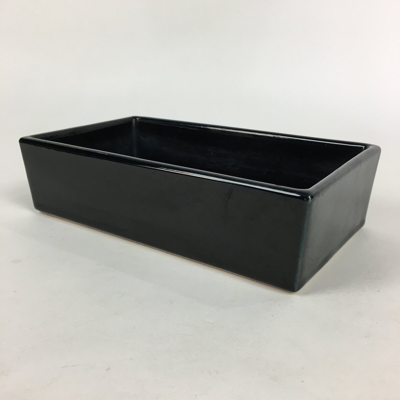 Japanese Ceramic Flower Vase Vtg Pottery Suiban Ikebana Arrangement PP969