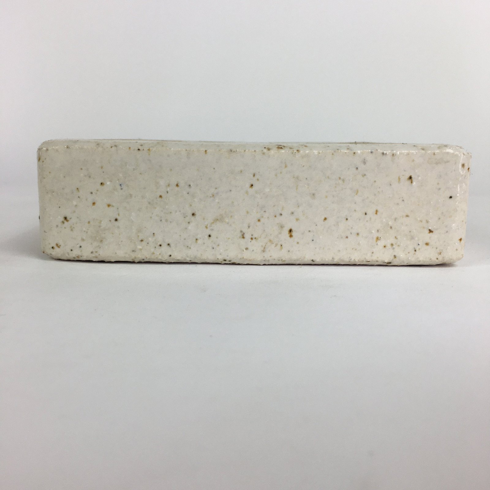 Japanese Ceramic Flower Vase Vtg Pottery Suiban Ikebana Arrangement White PP524