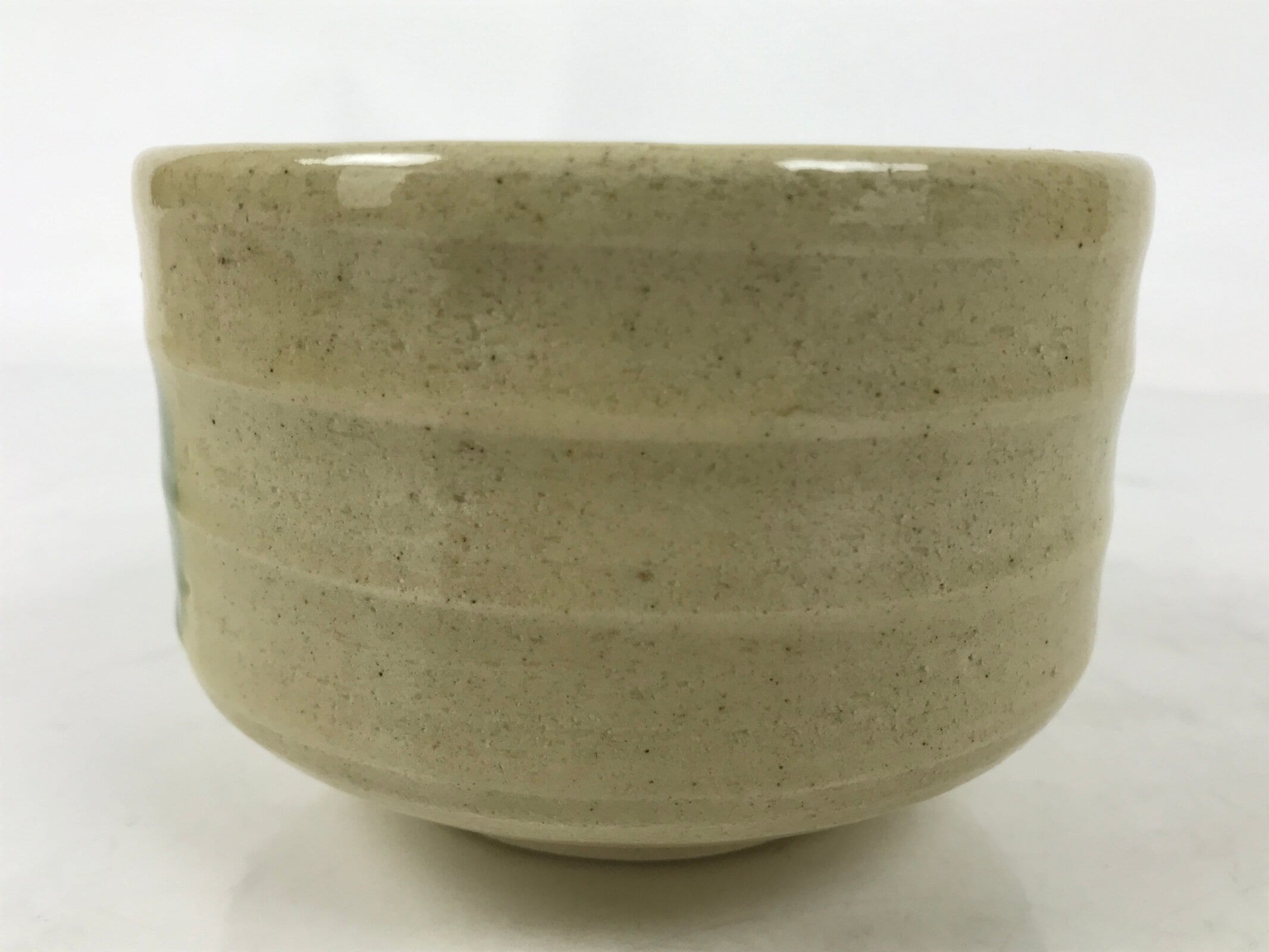 Japanese Ceramic Green Tea Bowl Matcha Chawan Vtg Kiseto Tea Ceremony CHB102