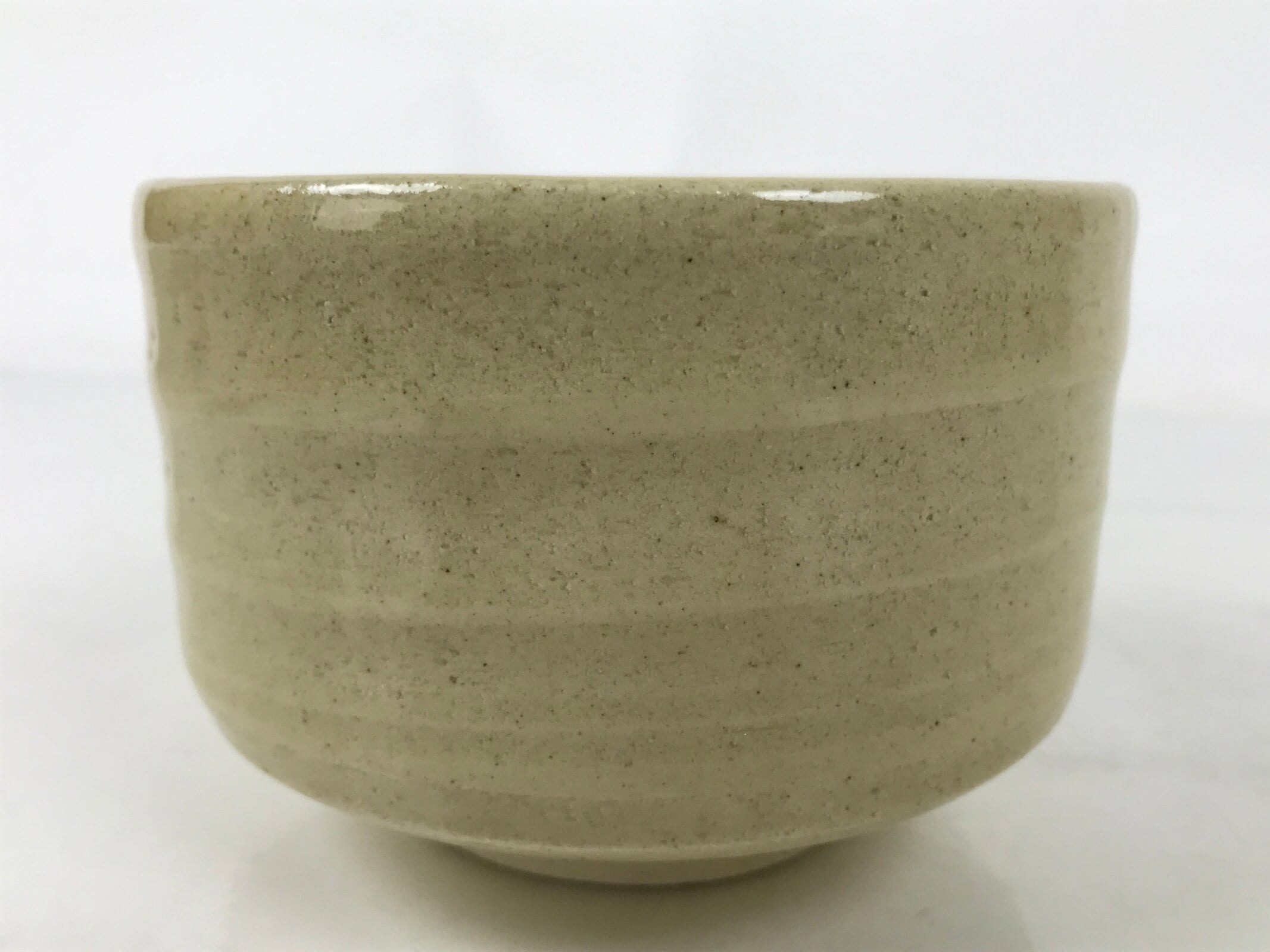 Japanese Ceramic Green Tea Bowl Matcha Chawan Vtg Kiseto Tea Ceremony CHB102