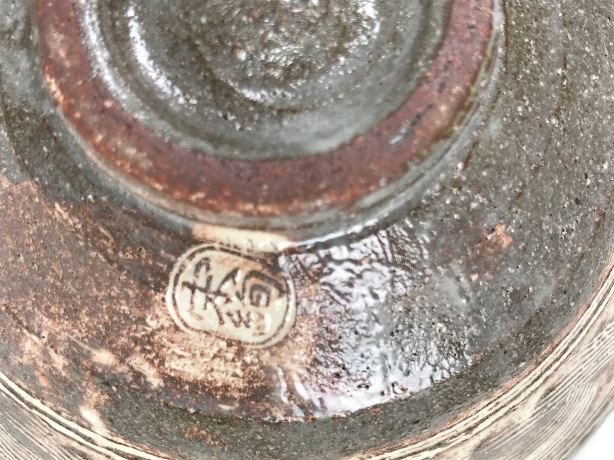 Japanese Ceramic Green Tea Bowl Summer Matcha Chawan Gray Mishima Shallow SCW9