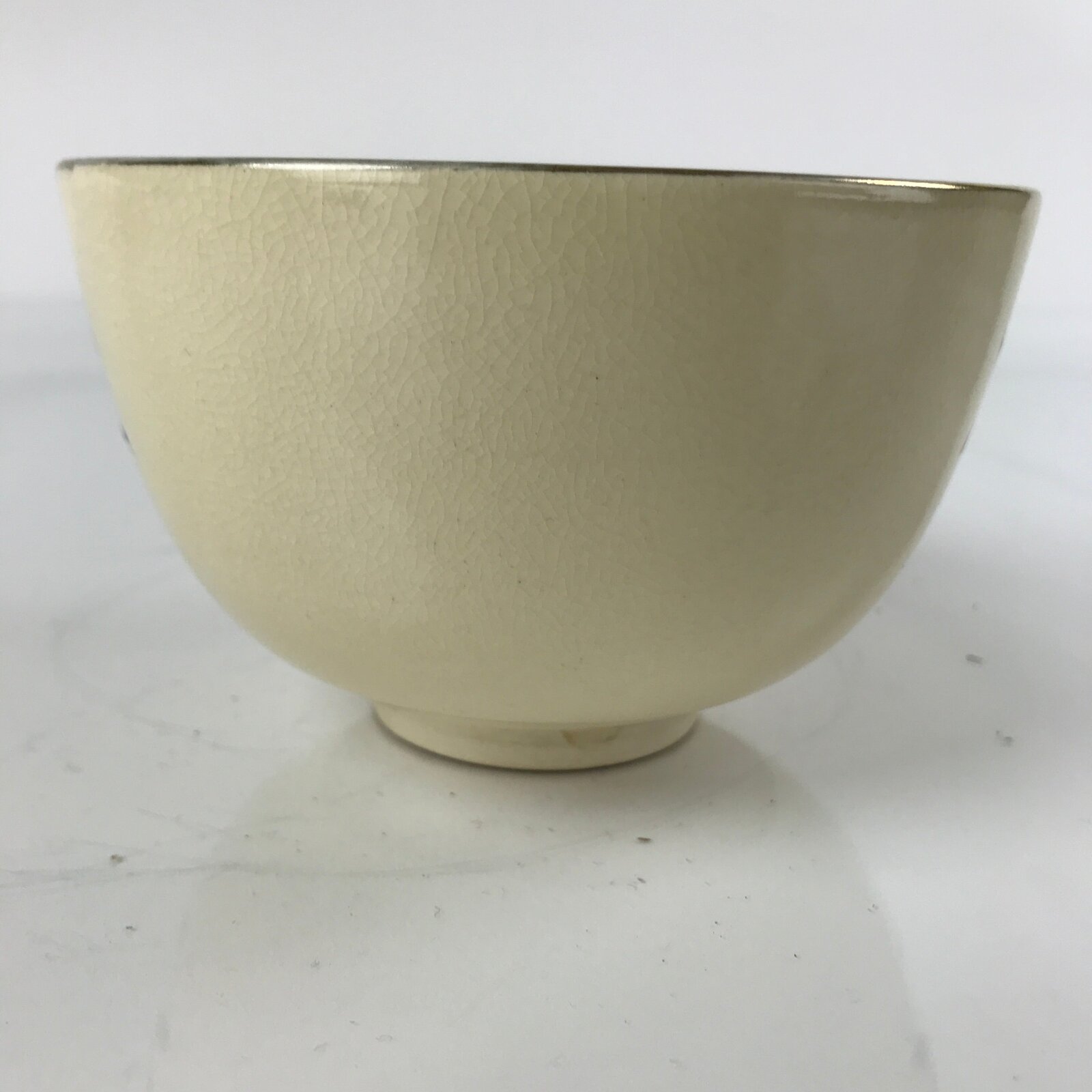 Japanese Ceramic Green Tea Ceremony Bowl Matcha Chawan Kyo Ware Beige CHB33