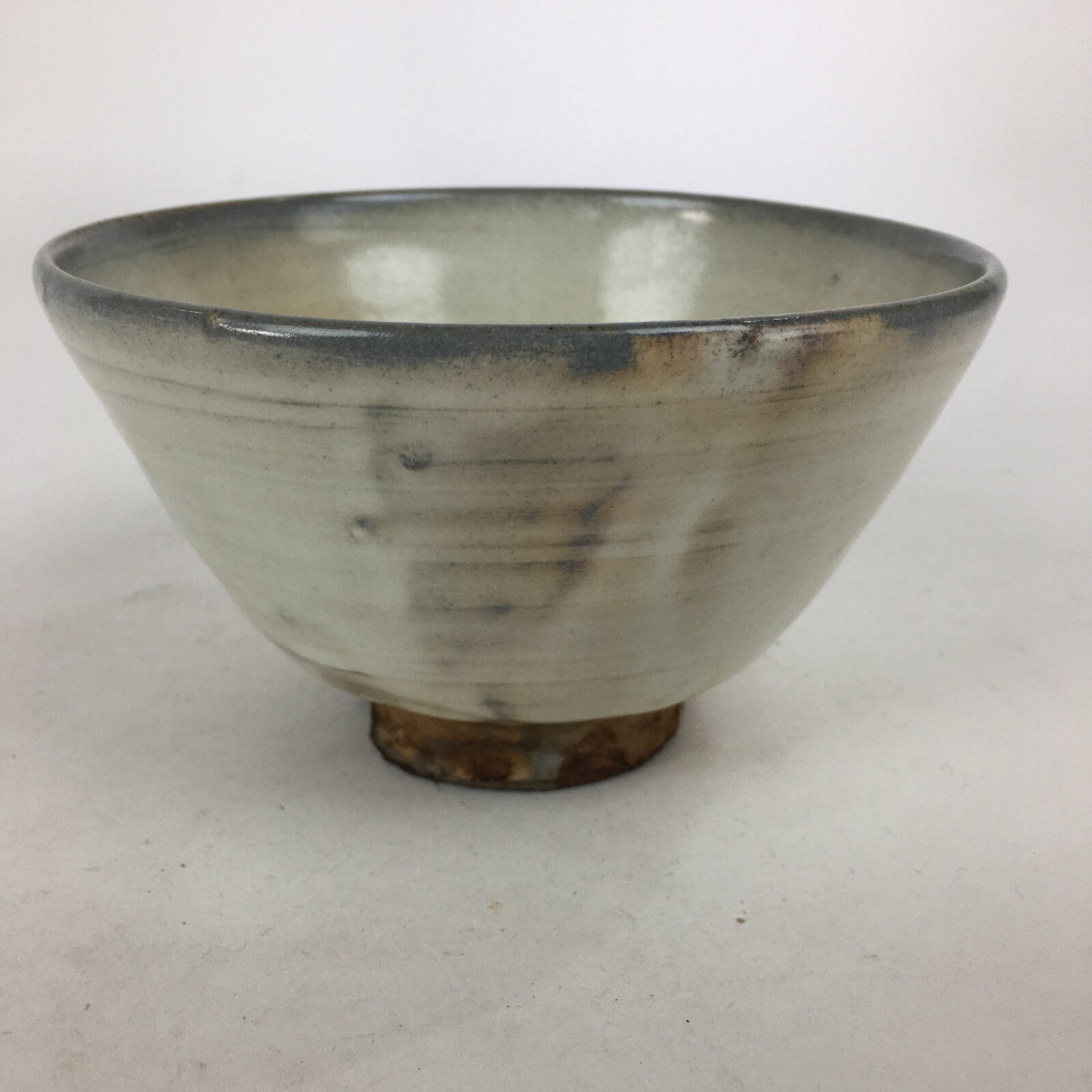 Japanese Ceramic Hagi Ware Tea Ceremony Green Tea Bowl Vtg Chawan GTB876