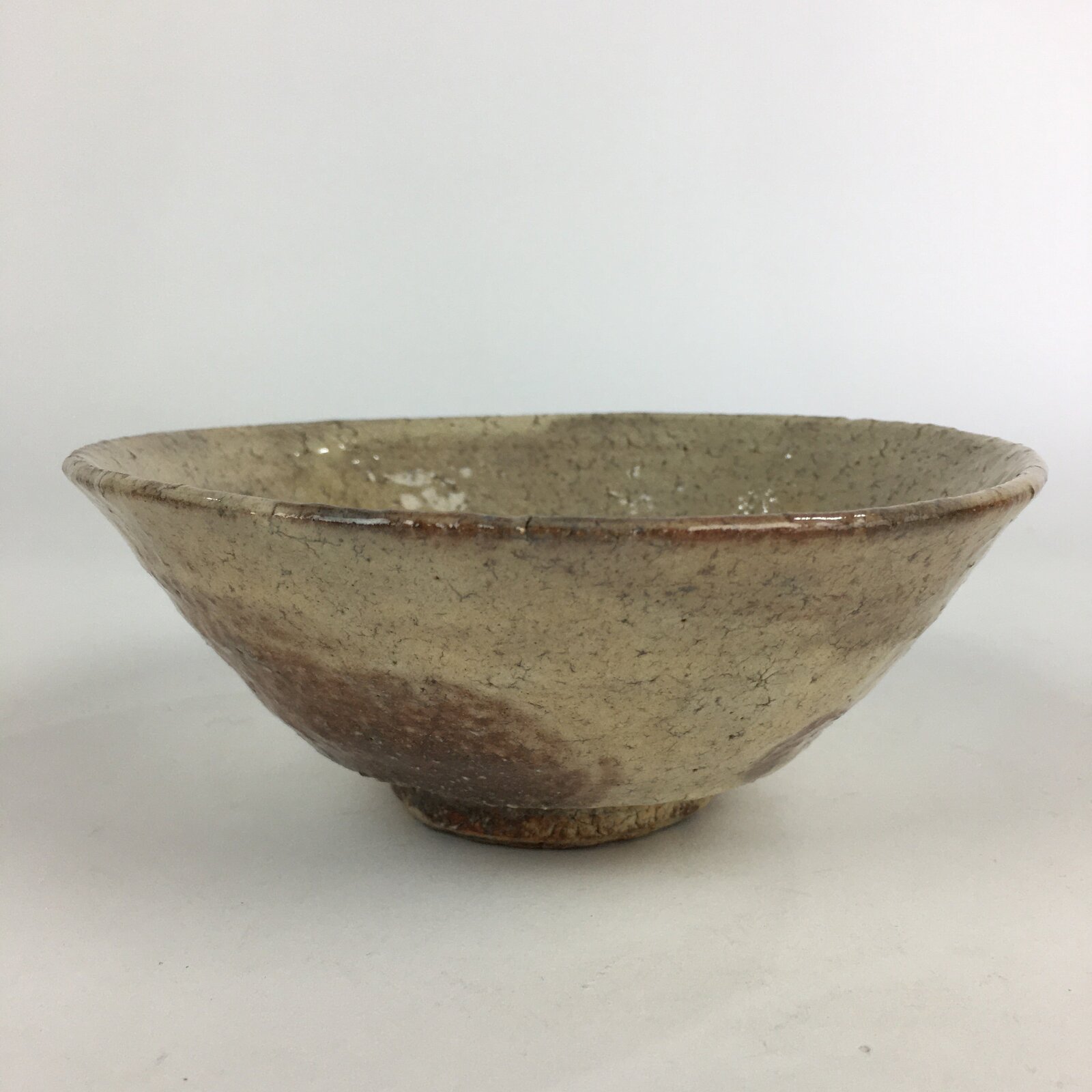 Japanese Ceramic Hagi Ware Tea Ceremony Green Tea Bowl Vtg Chawan GTB934