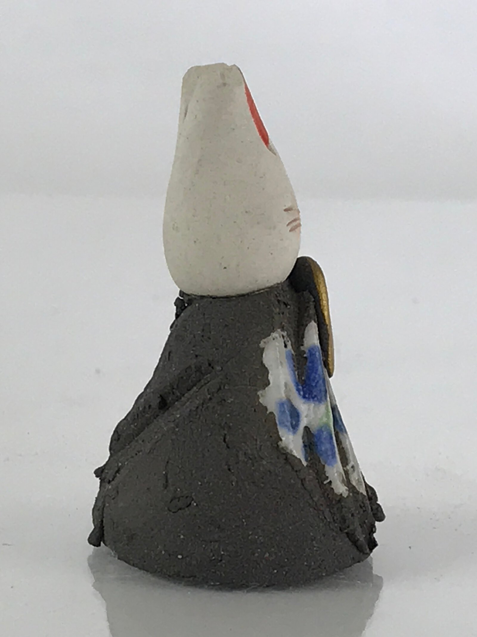 Japanese Ceramic Hina Doll Vtg Tsuchi-Bina Prince Girl's Day Festival KF597