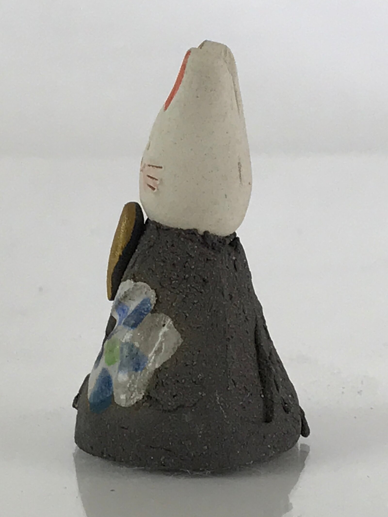 Japanese Ceramic Hina Doll Vtg Tsuchi-Bina Prince Girl's Day Festival KF597