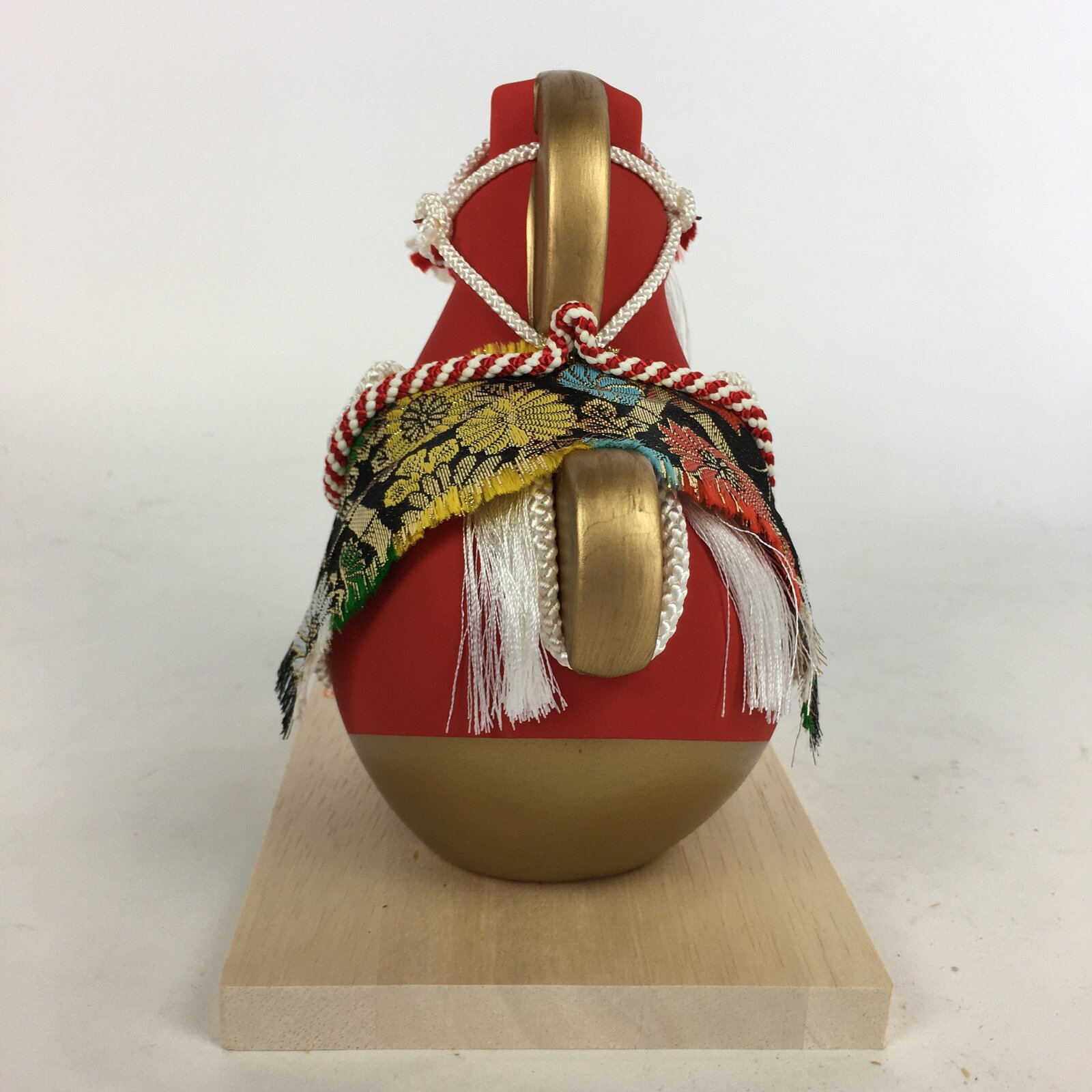 Japanese Ceramic Horse Statue Vtg Pottery Lucky Charm Kaiunshussegoma BD657