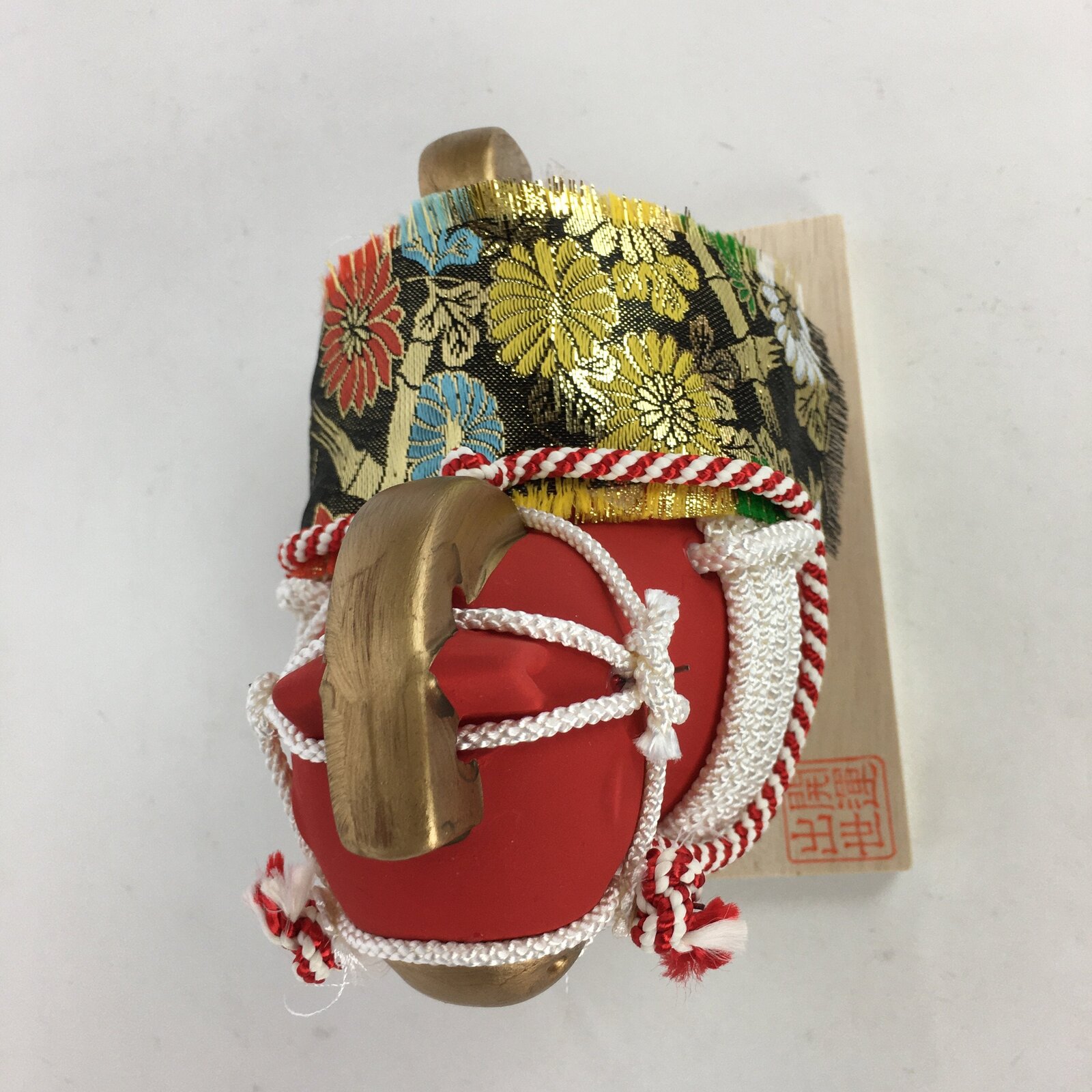 Japanese Ceramic Horse Statue Vtg Pottery Lucky Charm Kaiunshussegoma BD657