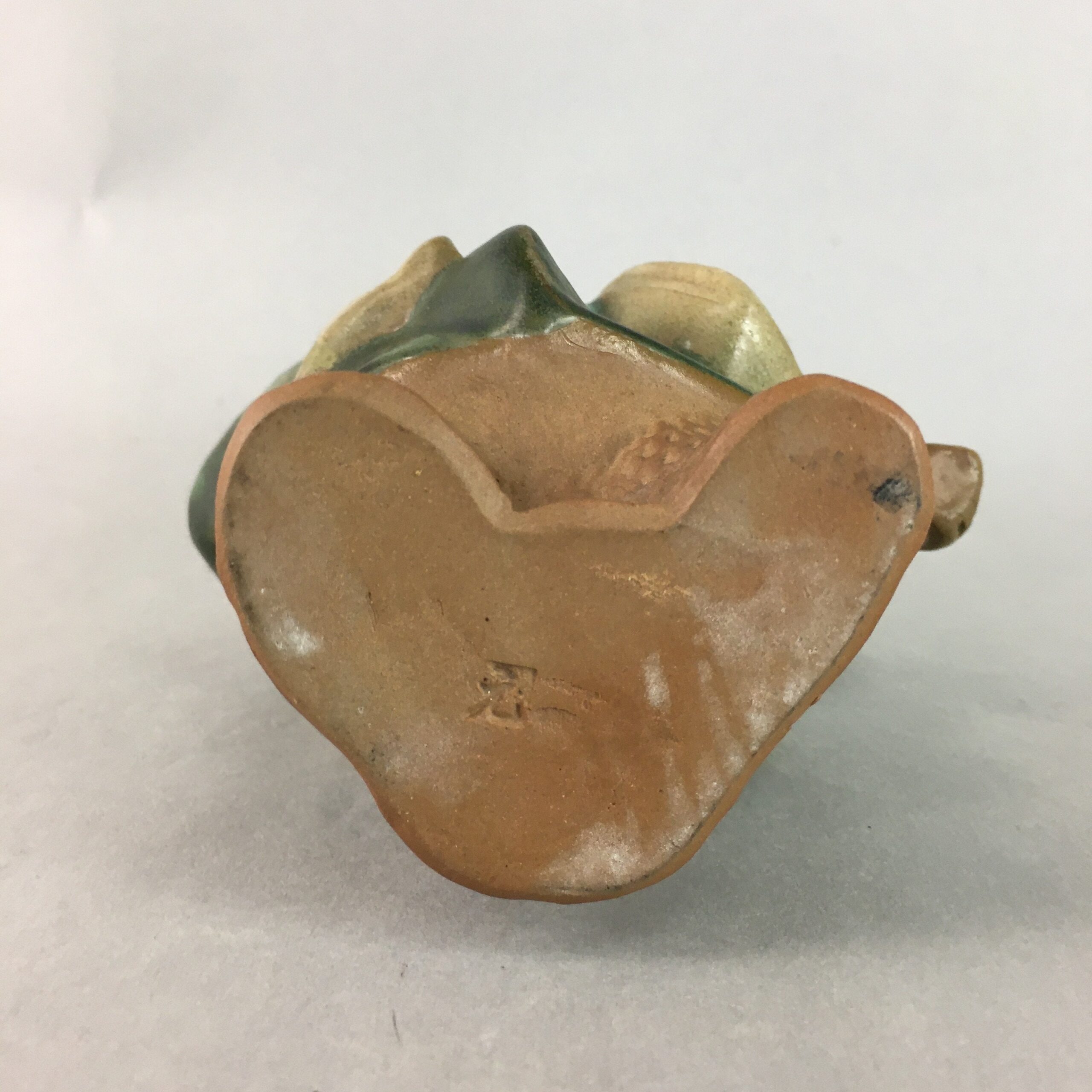 Japanese Ceramic Kimono Child Statue Tokoname ware Vtg Pottery Okimono BD533