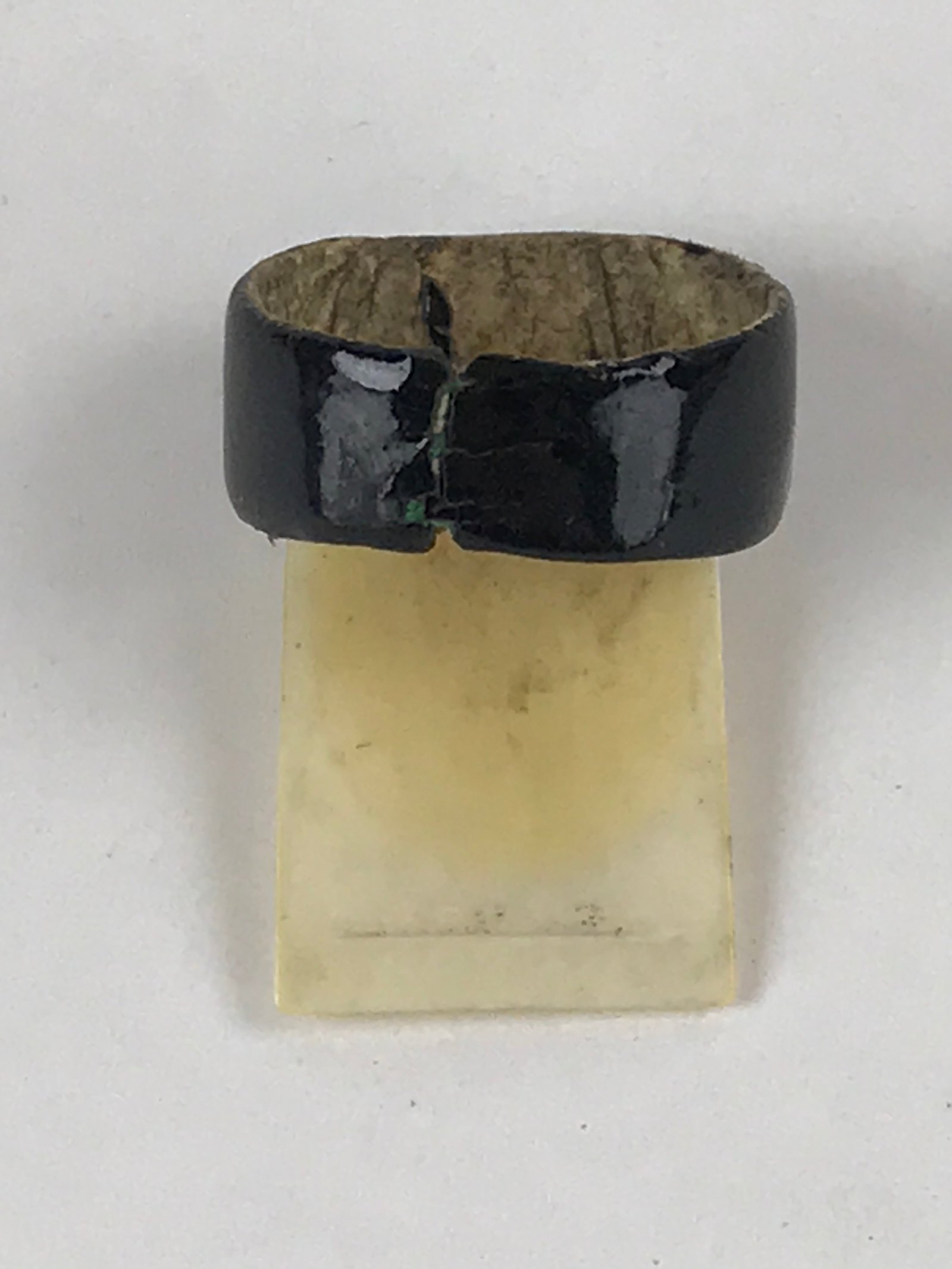 Japanese Ceramic Koto Harp Pick Tsume Vtg Instrument Accessory Plectrum JK585