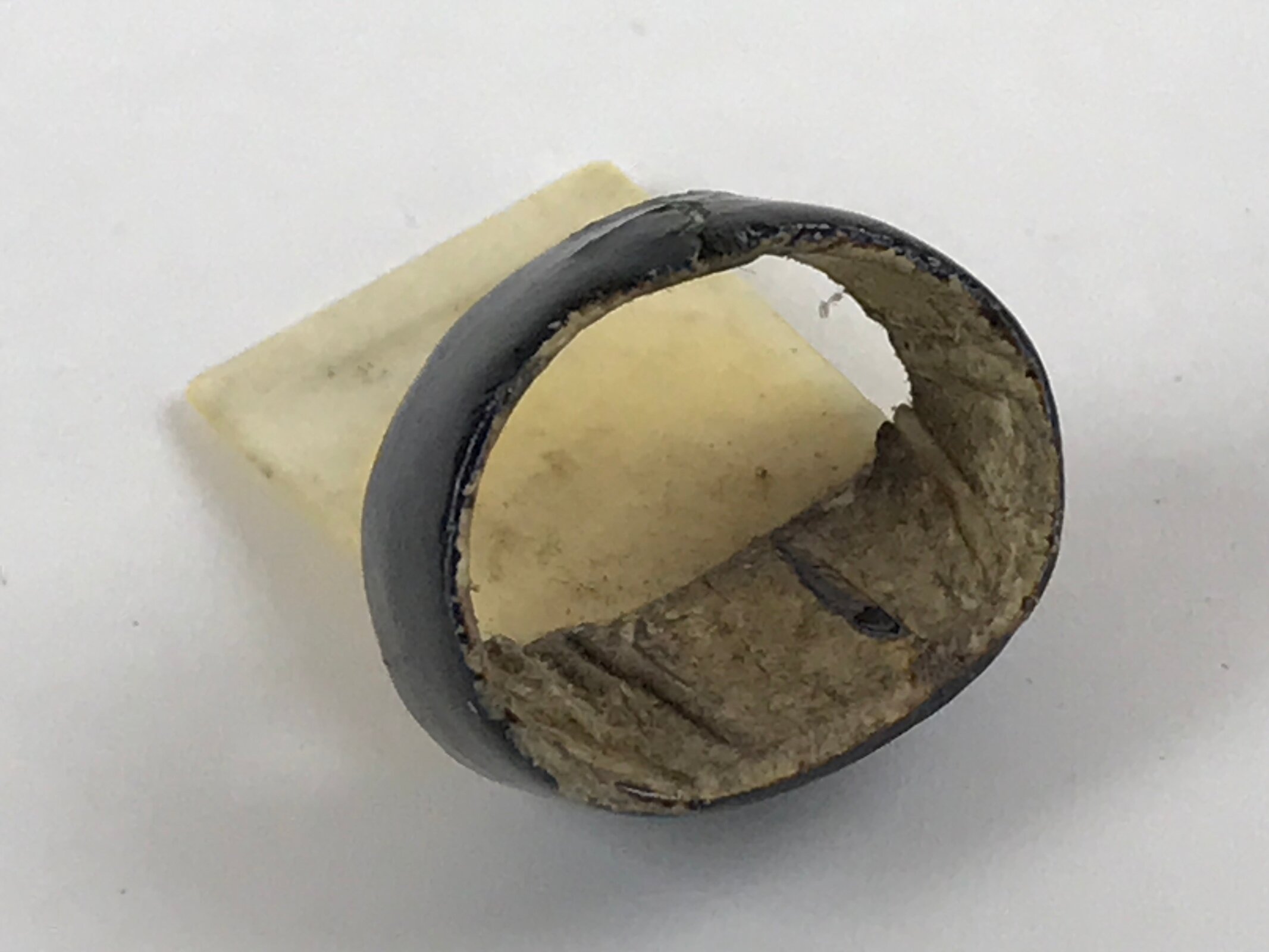 Japanese Ceramic Koto Harp Pick Tsume Vtg Instrument Accessory Plectrum JK585