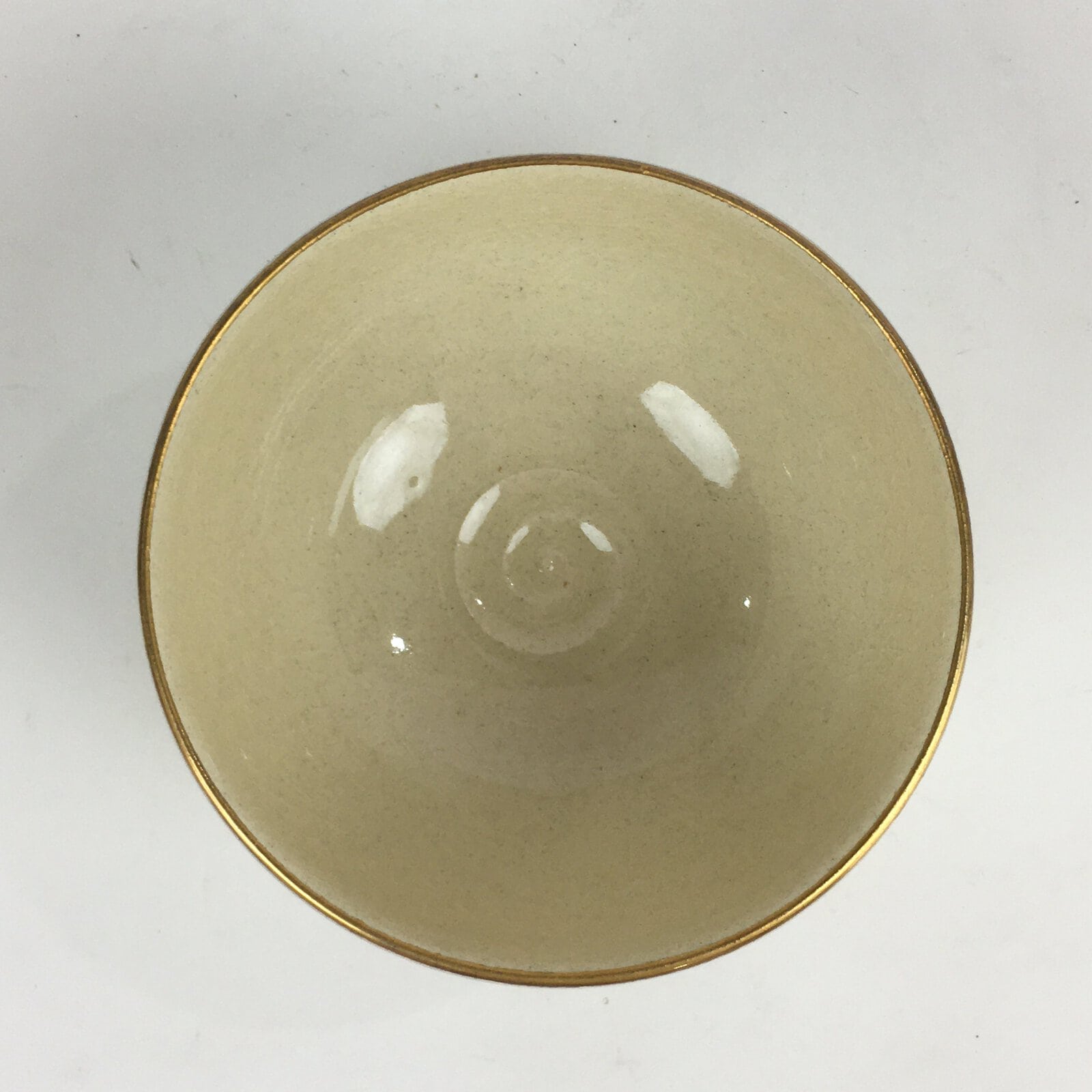 Japanese Ceramic Kyo Ware Tea Ceremony Green Tea Bowl Vtg Chawan GTB923