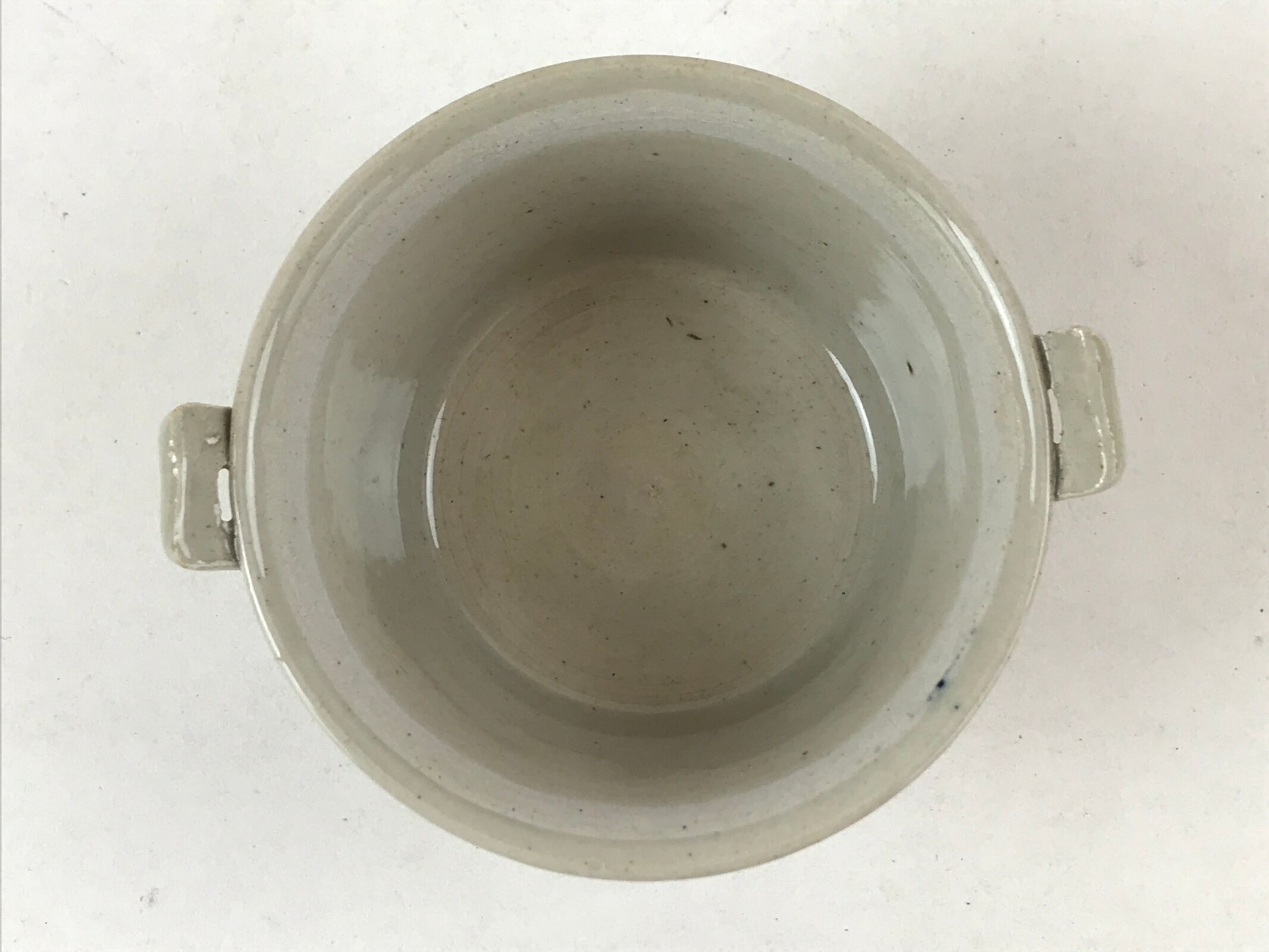 Japanese Ceramic Lidded Bowl Vtg Small Chawanmushi Cup Tsuru Crane Brown PY509