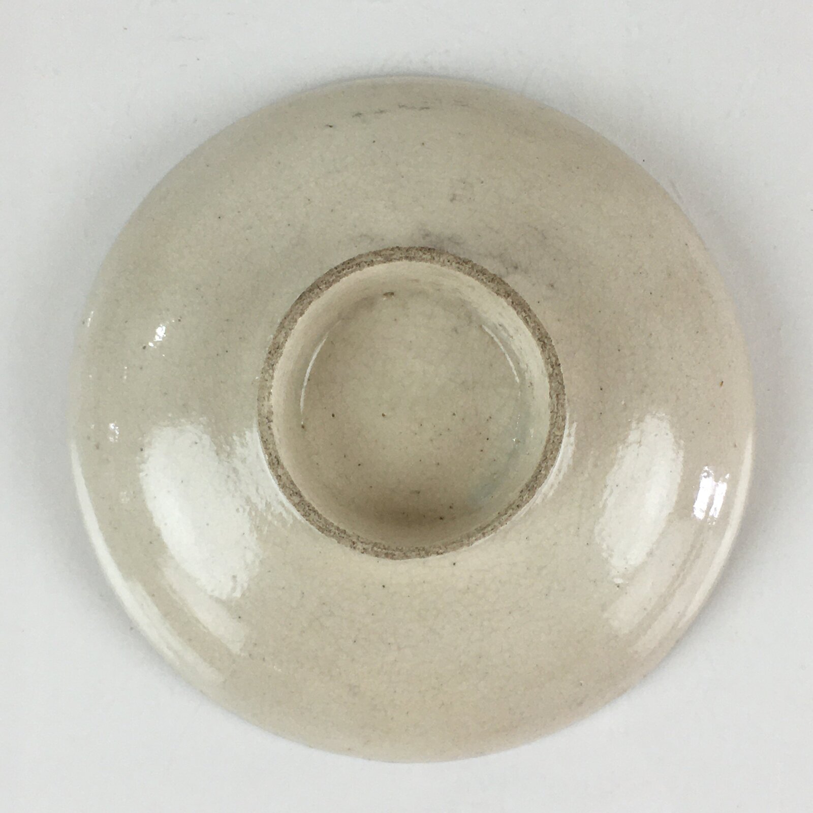 Japanese Ceramic Lidded Rice Bowl Vtg White Chawan Pottery PY127