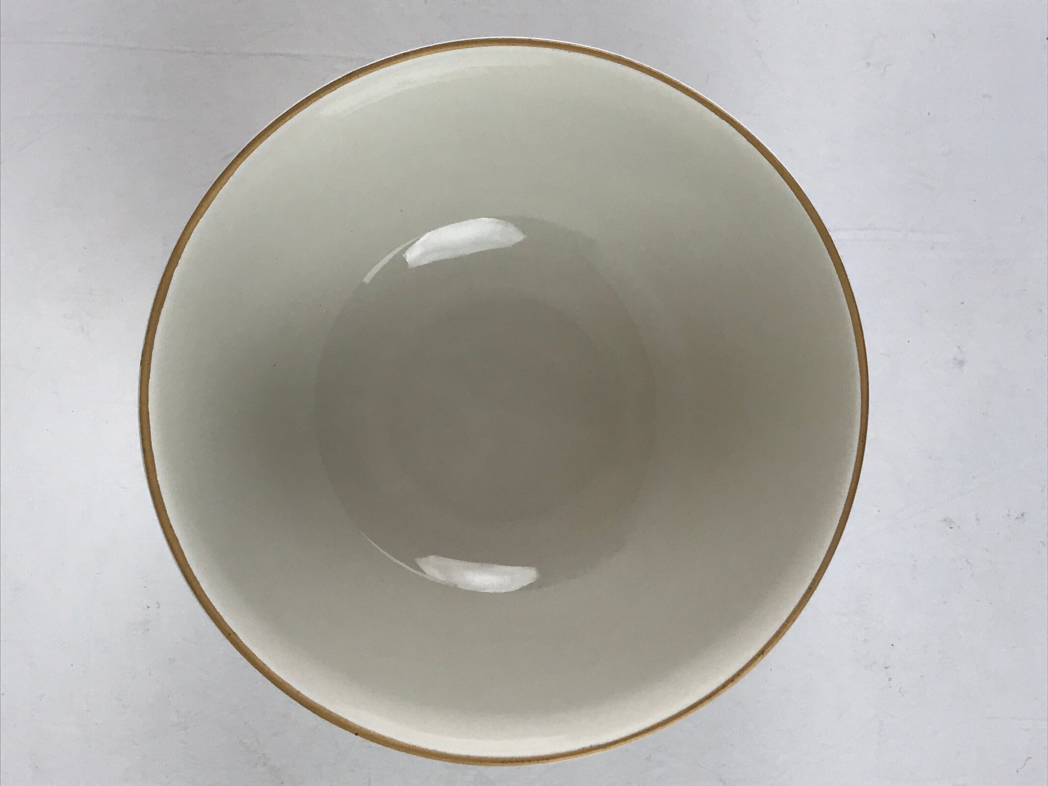 Japanese Ceramic Lidded Rice Bowl White Chawan Vtg Pottery Handmade Flower PY280