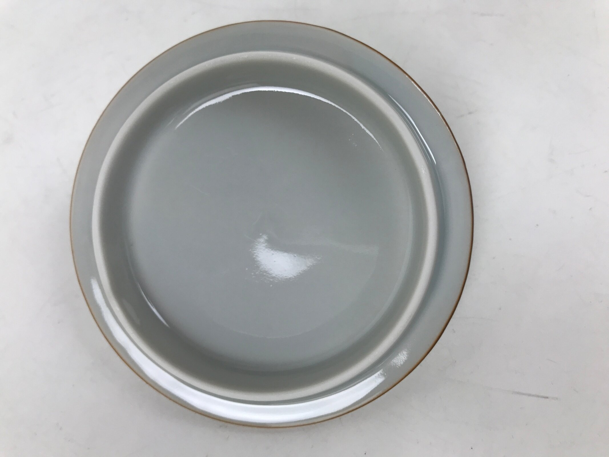 Japanese Ceramic Lidded Teacup Vtg Sometsuke Bird Tree Blue White TC577