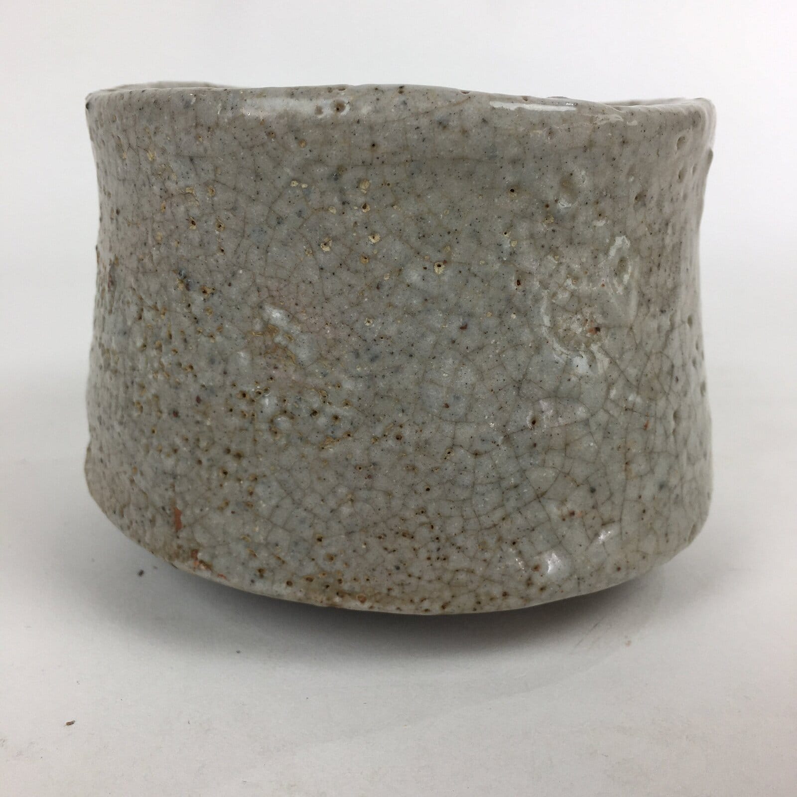 Japanese Ceramic Mino Ware Tea Ceremony Bowl Vtg Chawan Pottery Sado GTB827