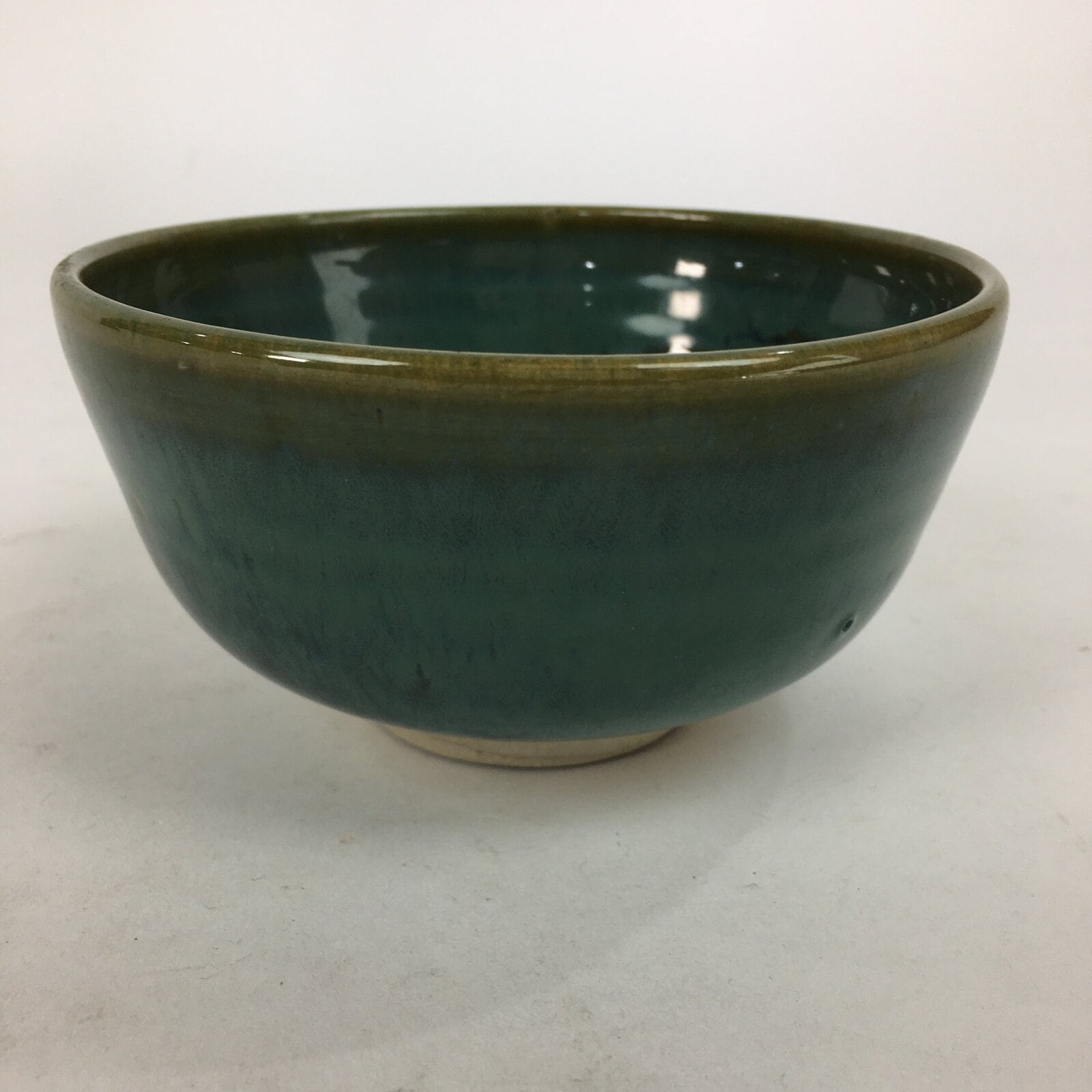 Japanese Ceramic Mino Ware Tea Ceremony Green Tea Bowl Vtg Chawan GTB863