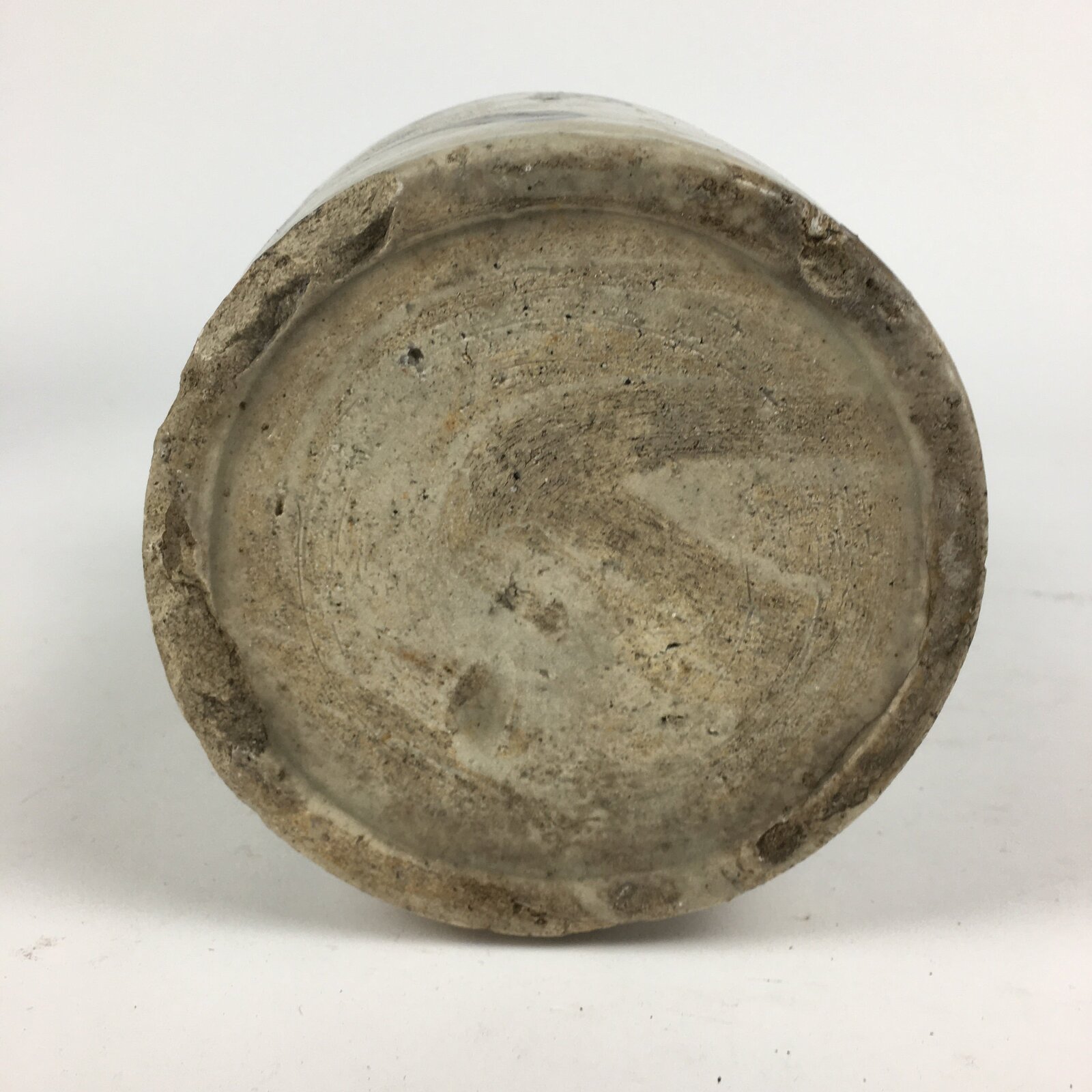 Japanese Ceramic Sake Bottle Vtg Kayoi Tokkuri Hand-Written Kanji TS311