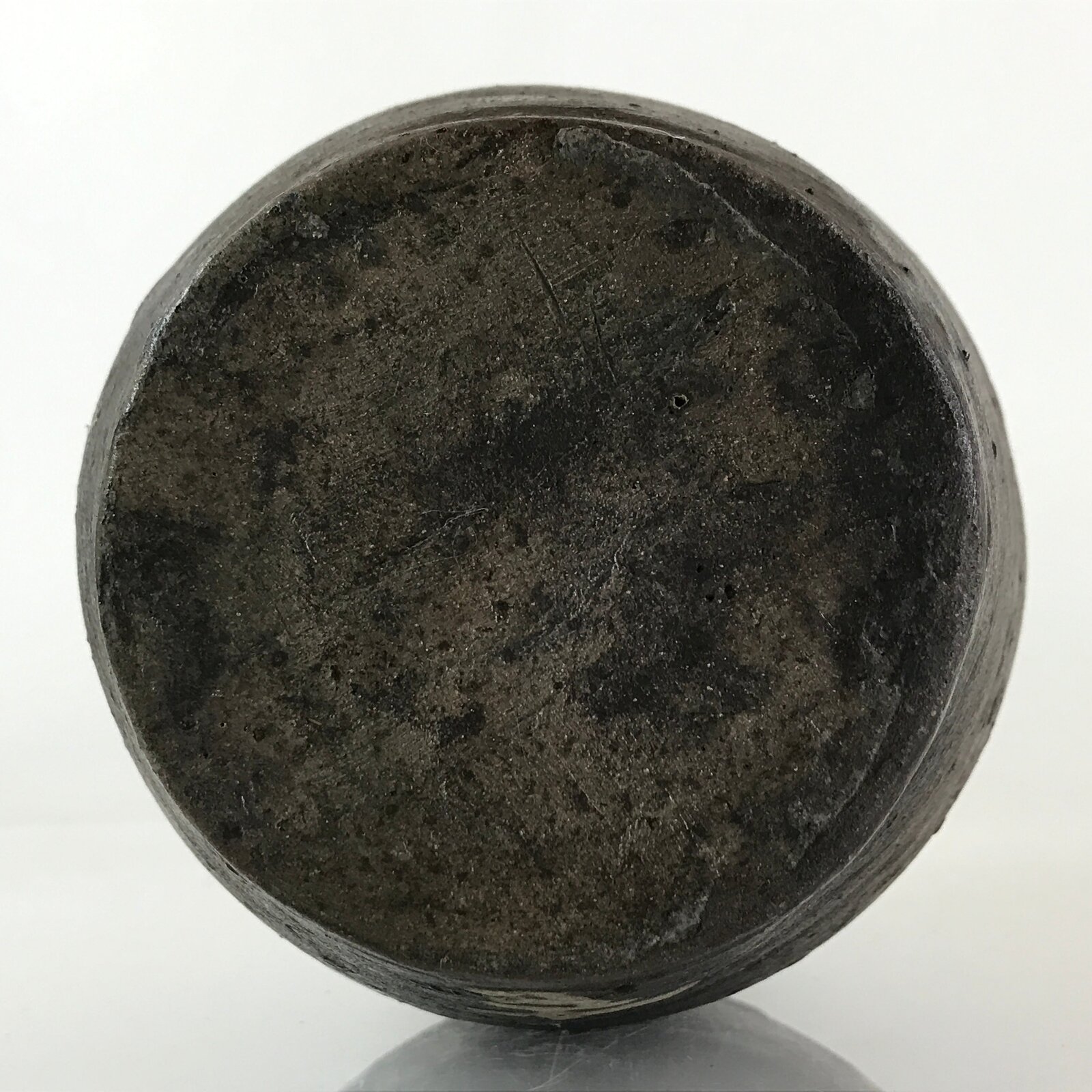 Japanese Ceramic Sake Bottle Vtg Kayoi Tokkuri Hand-Written Kanji TS455