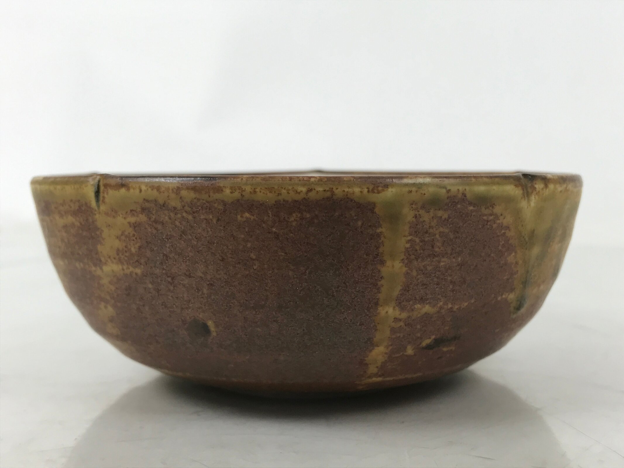 Japanese Ceramic Small Bowl Kobachi Vtg Namasu Dish Plum Blossom Ume Brown Y288