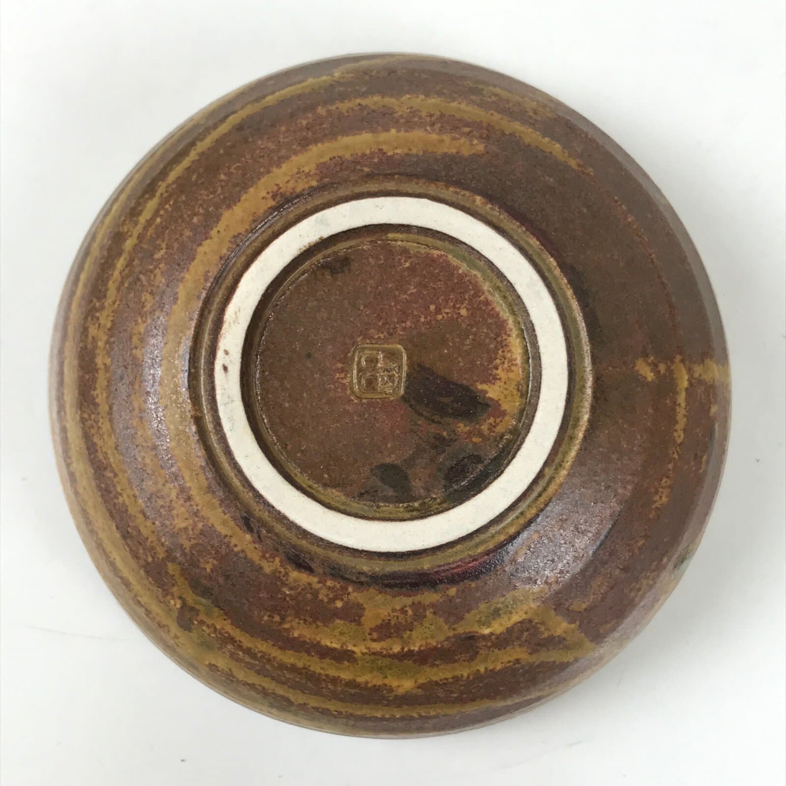 Japanese Ceramic Small Bowl Kobachi Vtg Namasu Dish Plum Blossom Ume Brown Y288