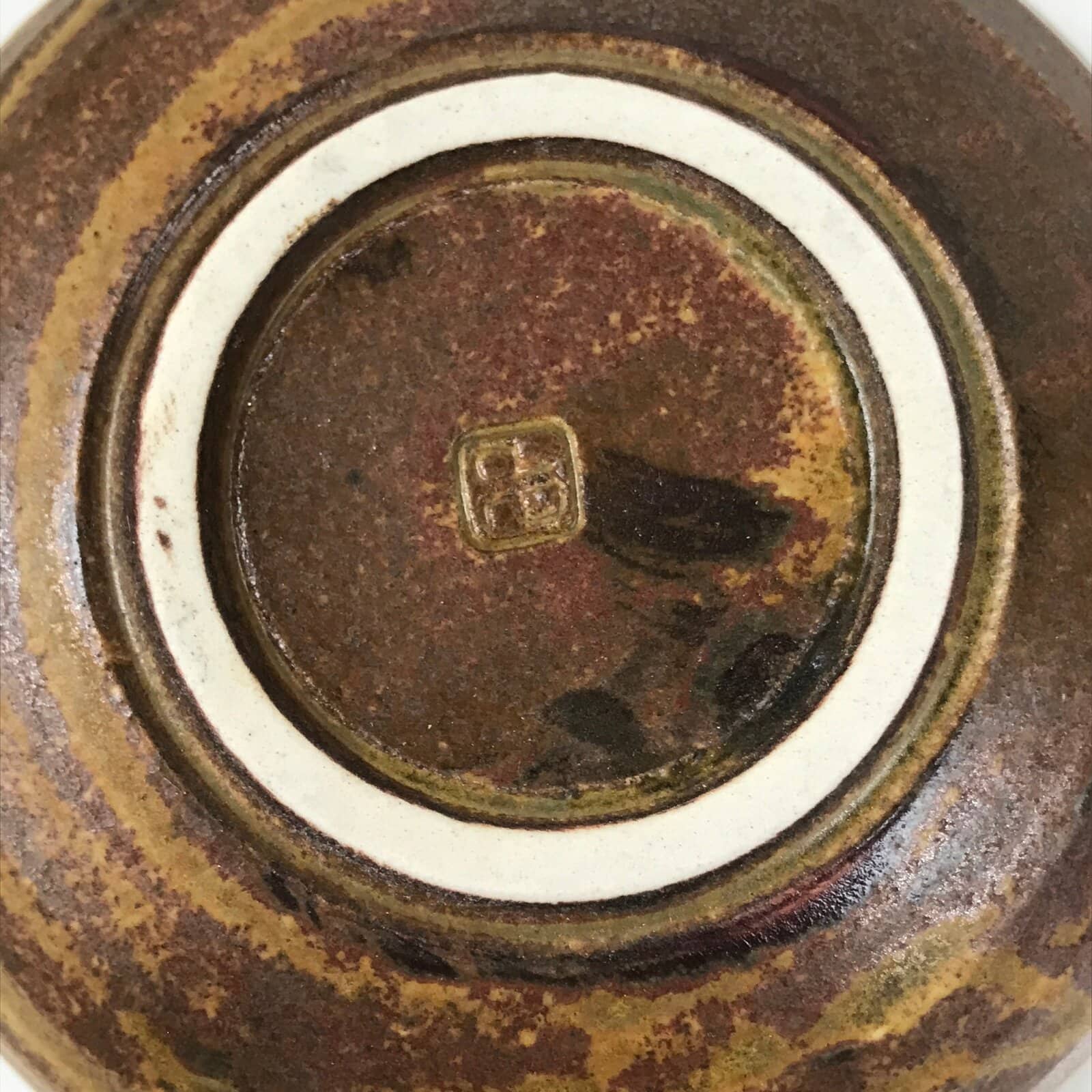 Japanese Ceramic Small Bowl Kobachi Vtg Namasu Dish Plum Blossom Ume Brown Y288