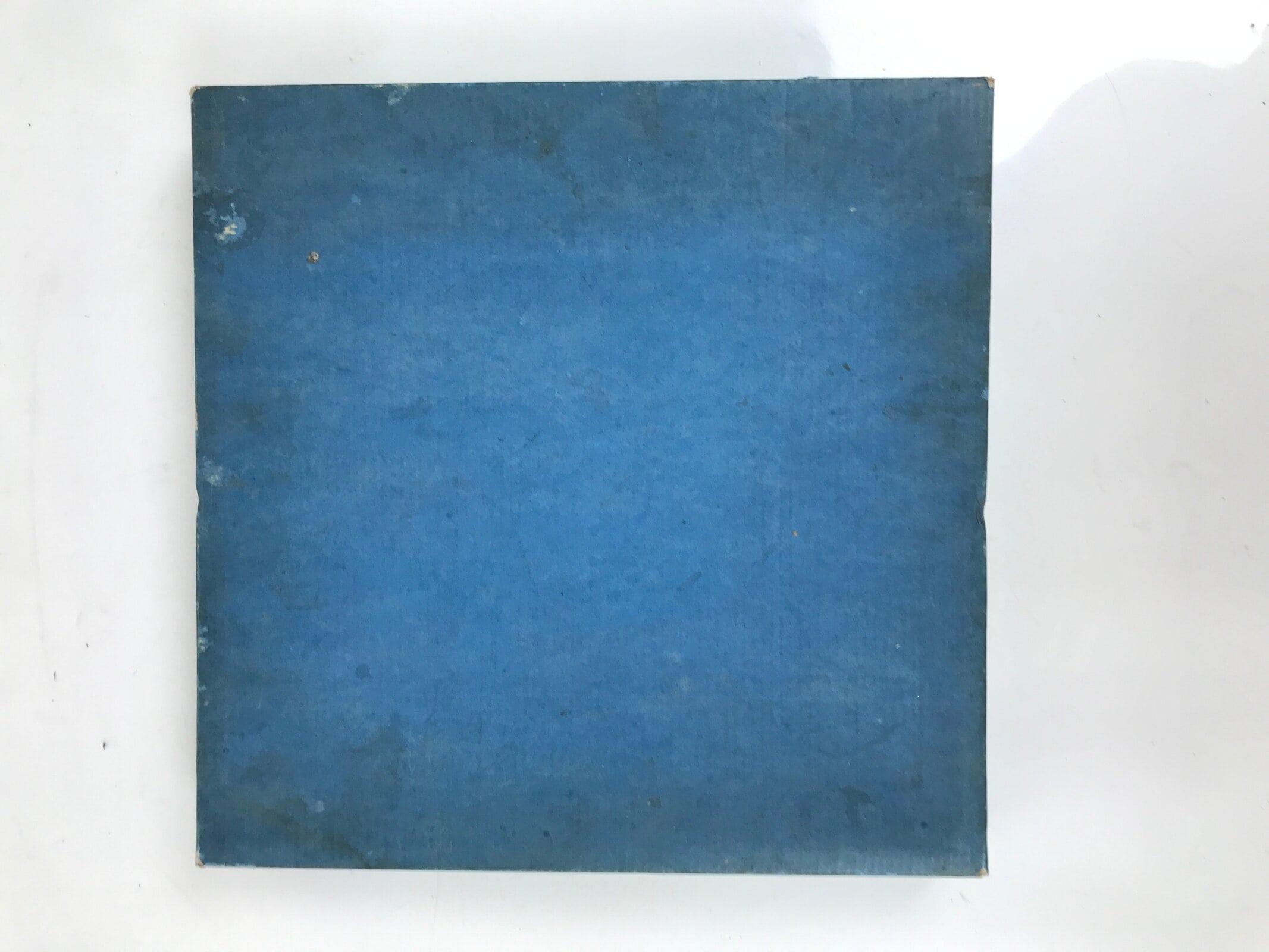 Japanese Ceramic Square Plate Vtg Beige Crackle Glaze Pot Green Pottery PX796