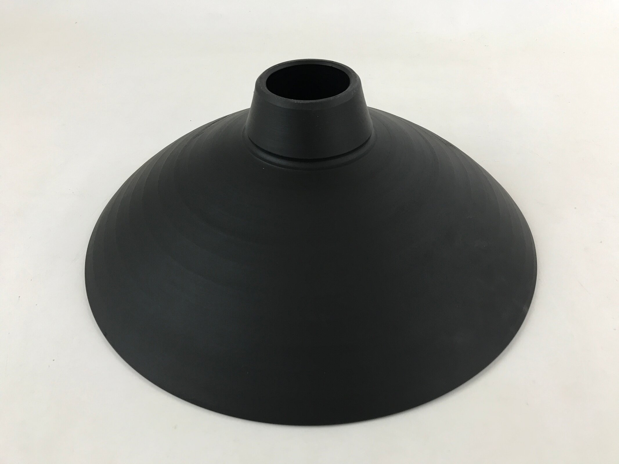 Japanese Ceramic Suiban Flower Vase Vtg Pottery Ikebana Arrangement Black PY560