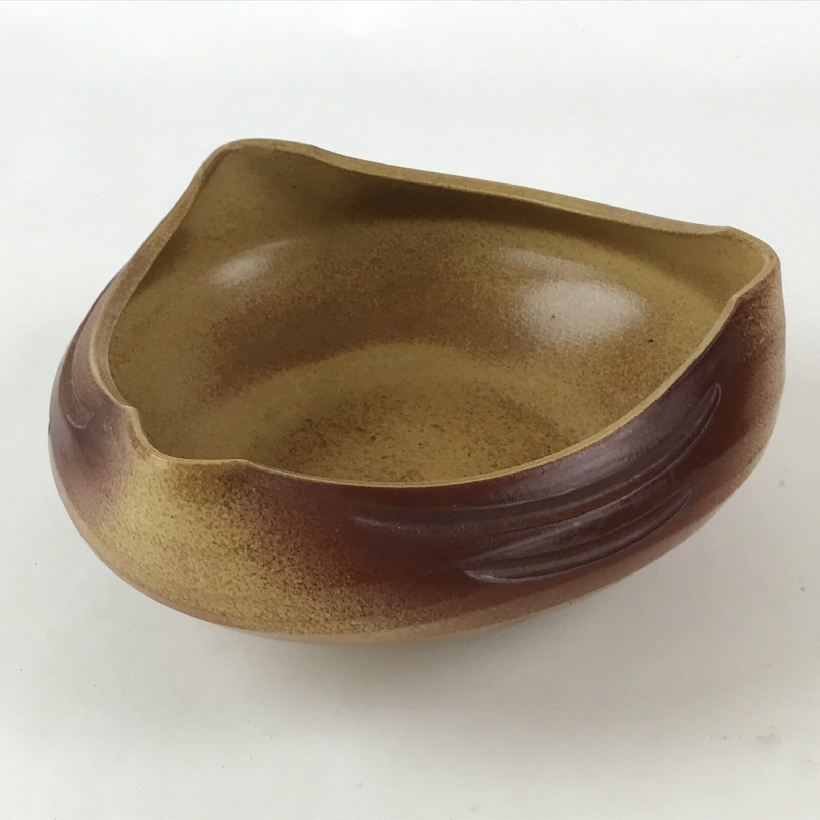 Japanese Ceramic Suiban Flower Vase Vtg Pottery Ikebana Arrangement Kado PY453