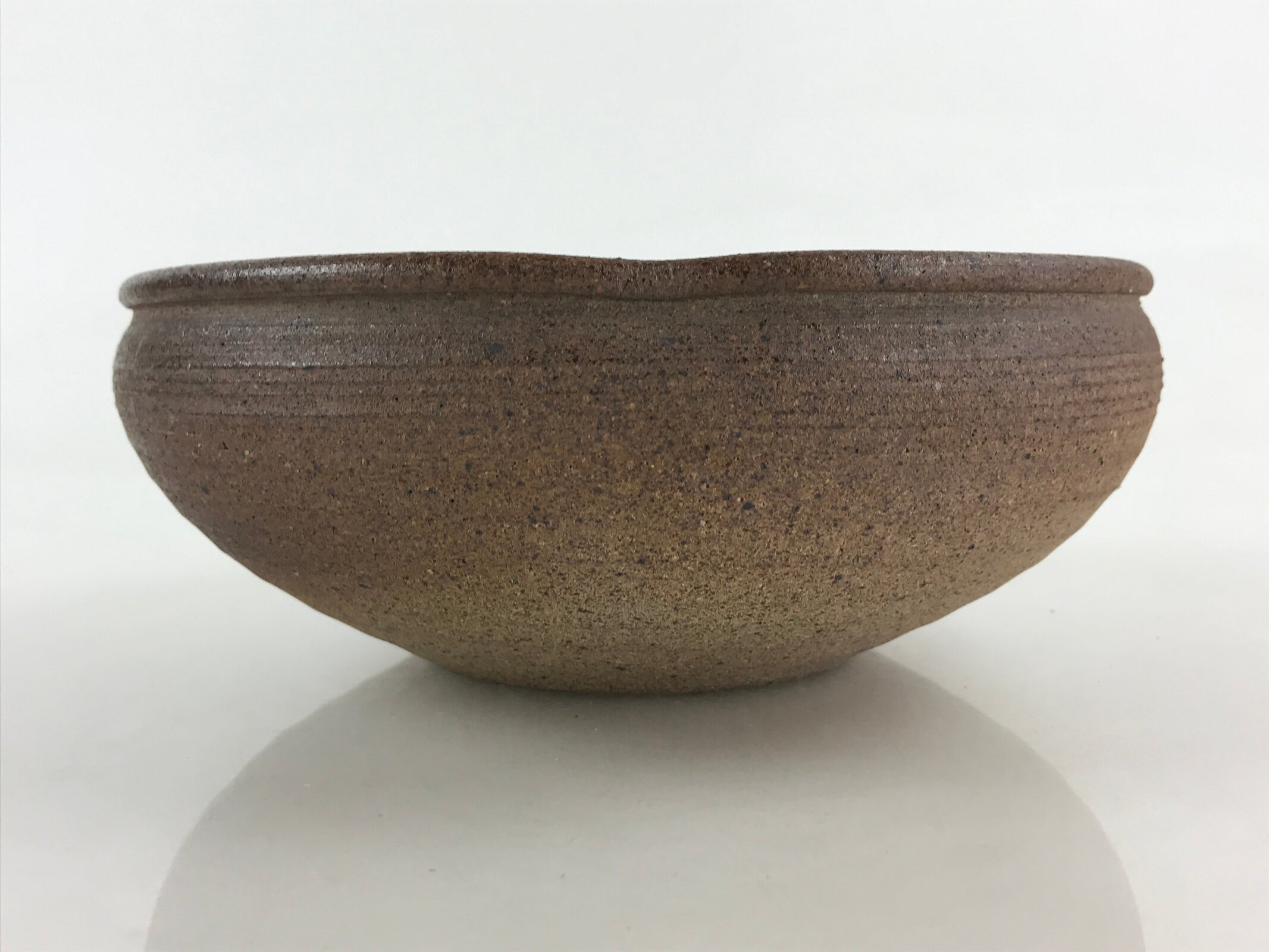 Japanese Ceramic Suiban Flower Vase Vtg Pottery Ikebana Arrangement Kado PY457