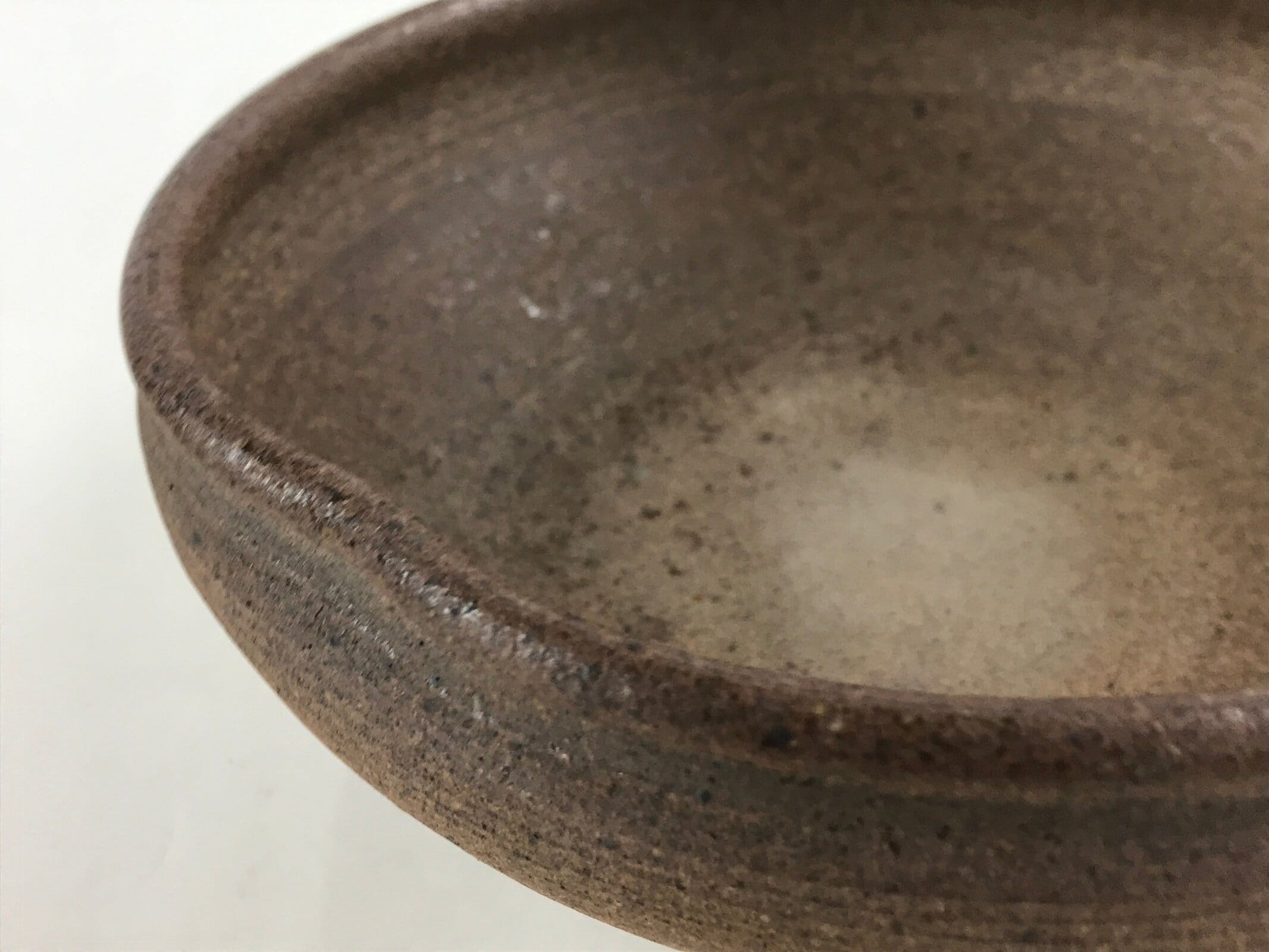 Japanese Ceramic Suiban Flower Vase Vtg Pottery Ikebana Arrangement Kado PY457