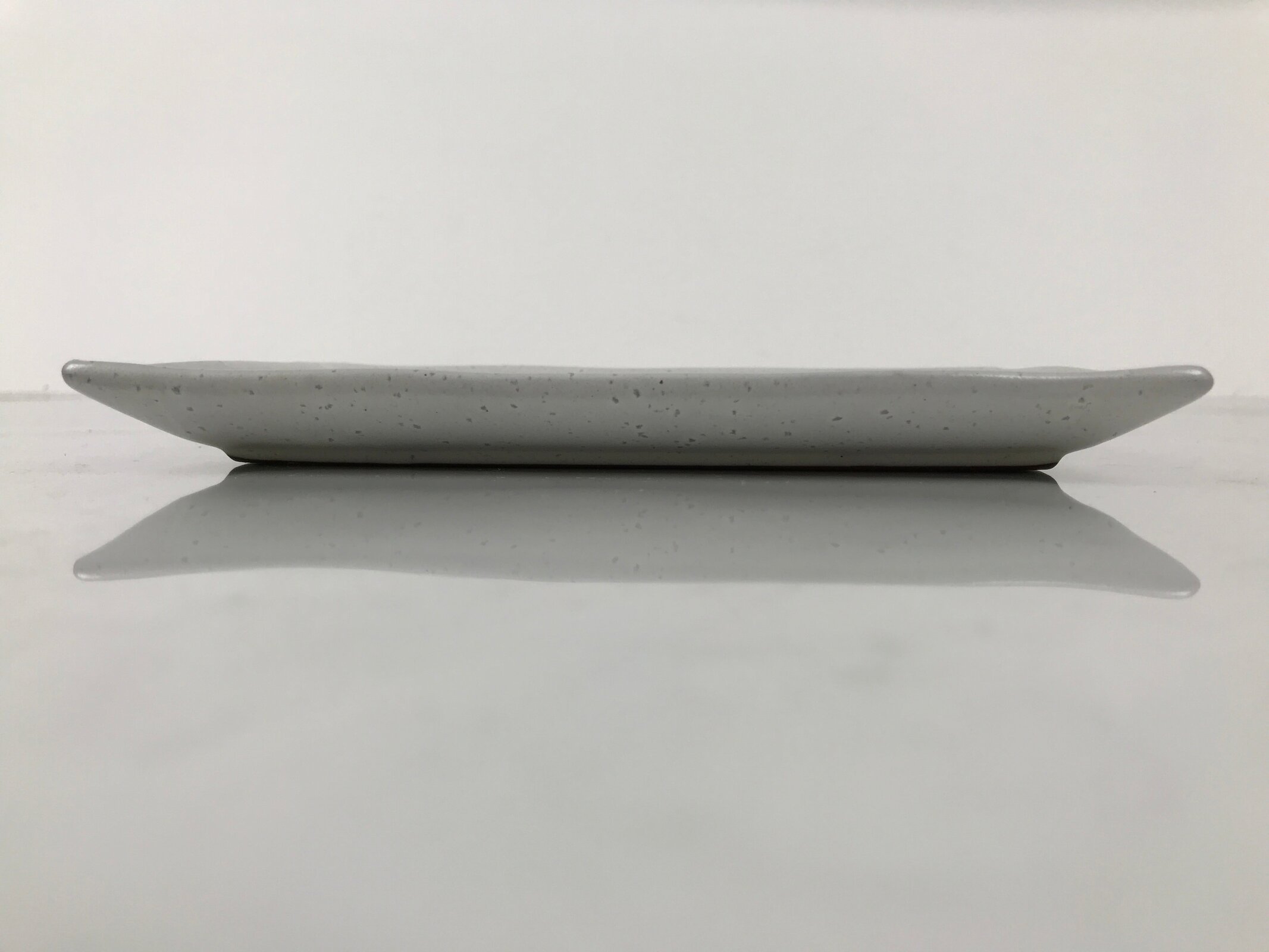 Japanese Ceramic Sushi Plate Vtg Sashimi Platter Fish Serving Dish Gray Y452