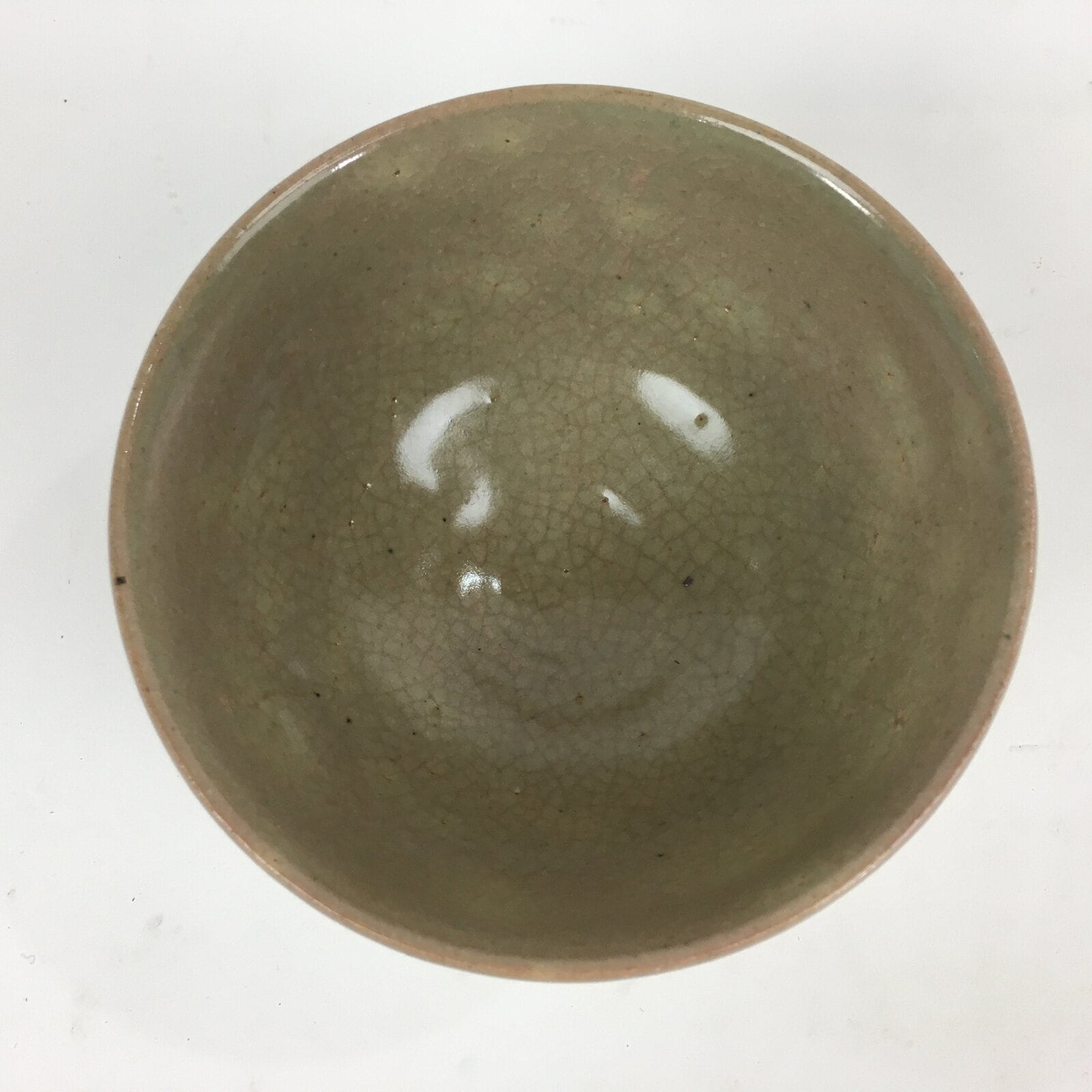 Japanese Ceramic Tea Ceremony Bowl Vtg Chawan Brown Pottery Sado Pottery GTB823