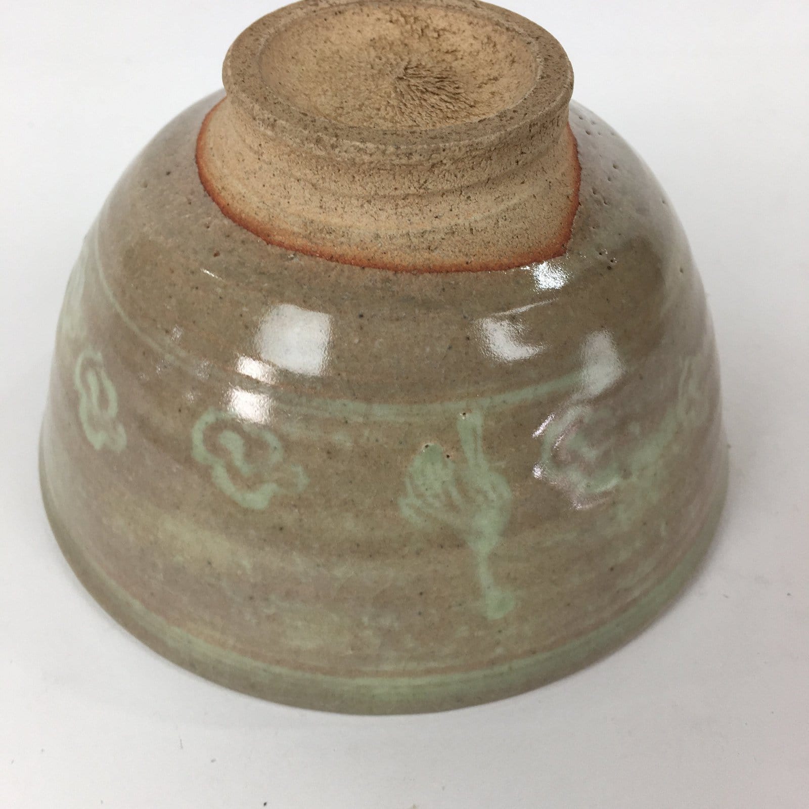 Japanese Ceramic Tea Ceremony Bowl Vtg Chawan Brown Pottery Sado Pottery GTB823