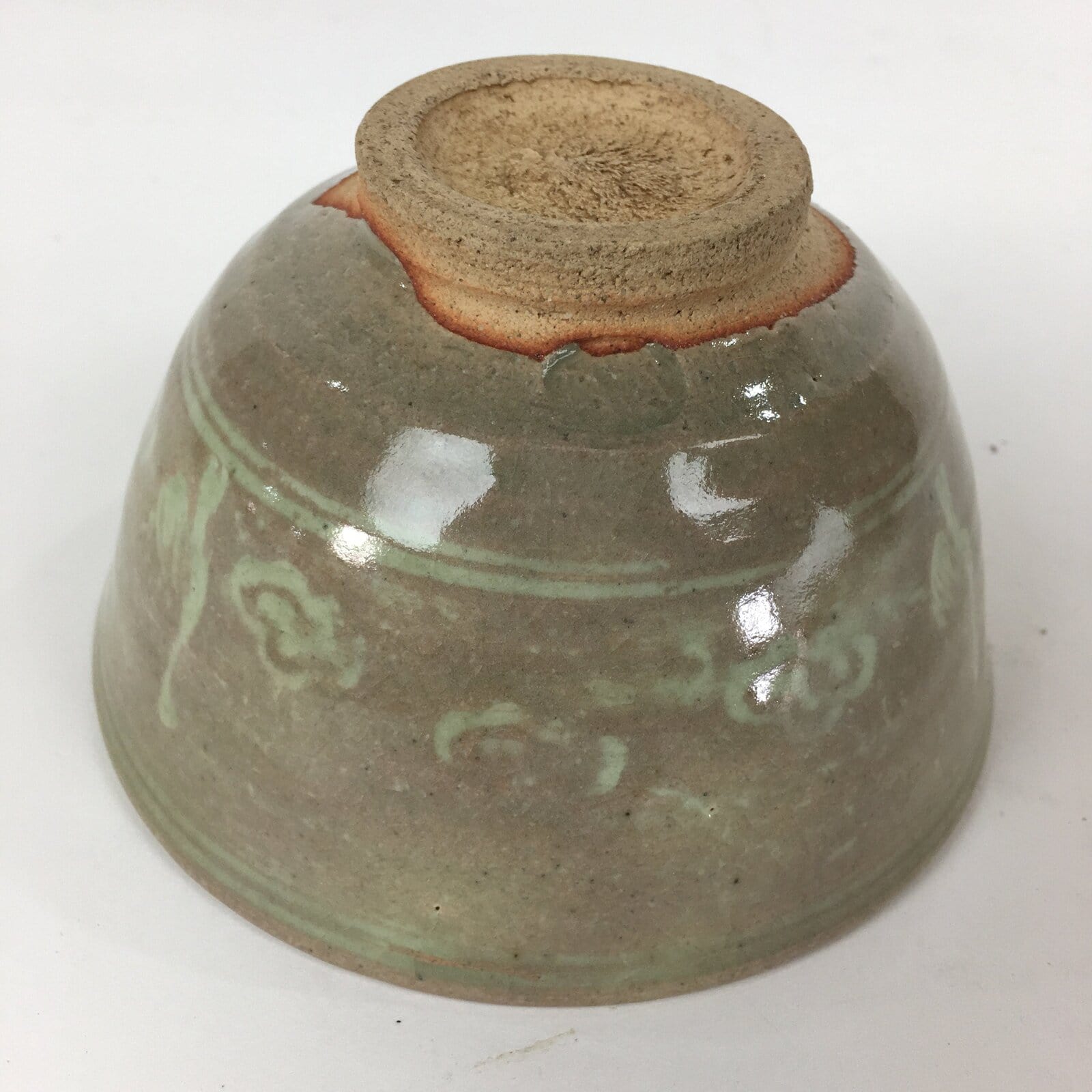 Japanese Ceramic Tea Ceremony Bowl Vtg Chawan Brown Pottery Sado Pottery GTB826