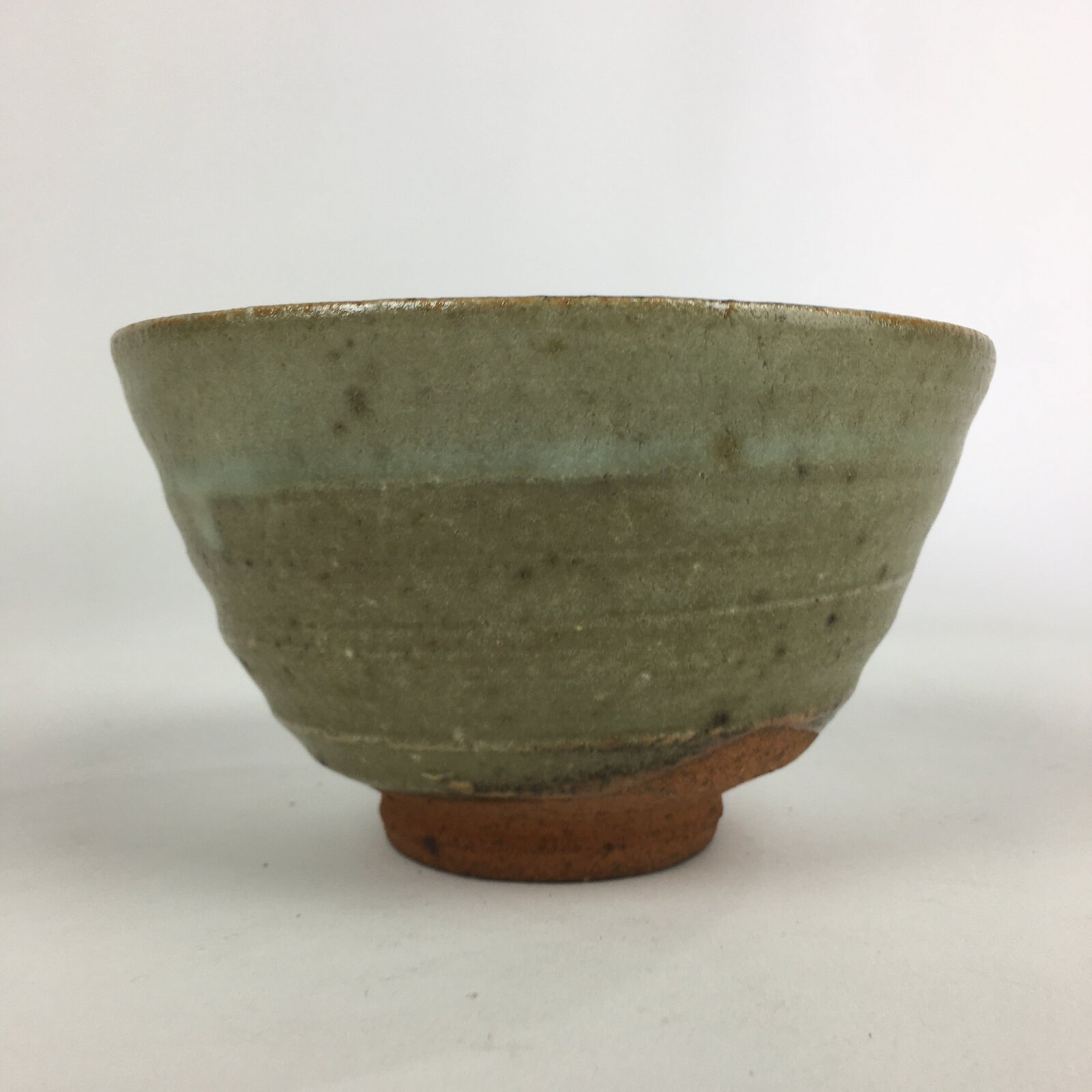 Japanese Ceramic Tea Ceremony Bowl Vtg Chawan Crane Pottery Matcha Chawan GTB910