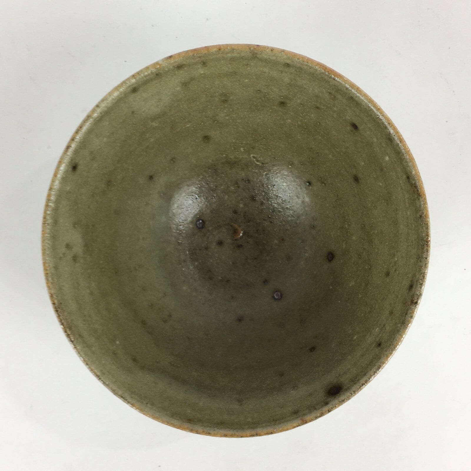 Japanese Ceramic Tea Ceremony Bowl Vtg Chawan Crane Pottery Matcha Chawan GTB910