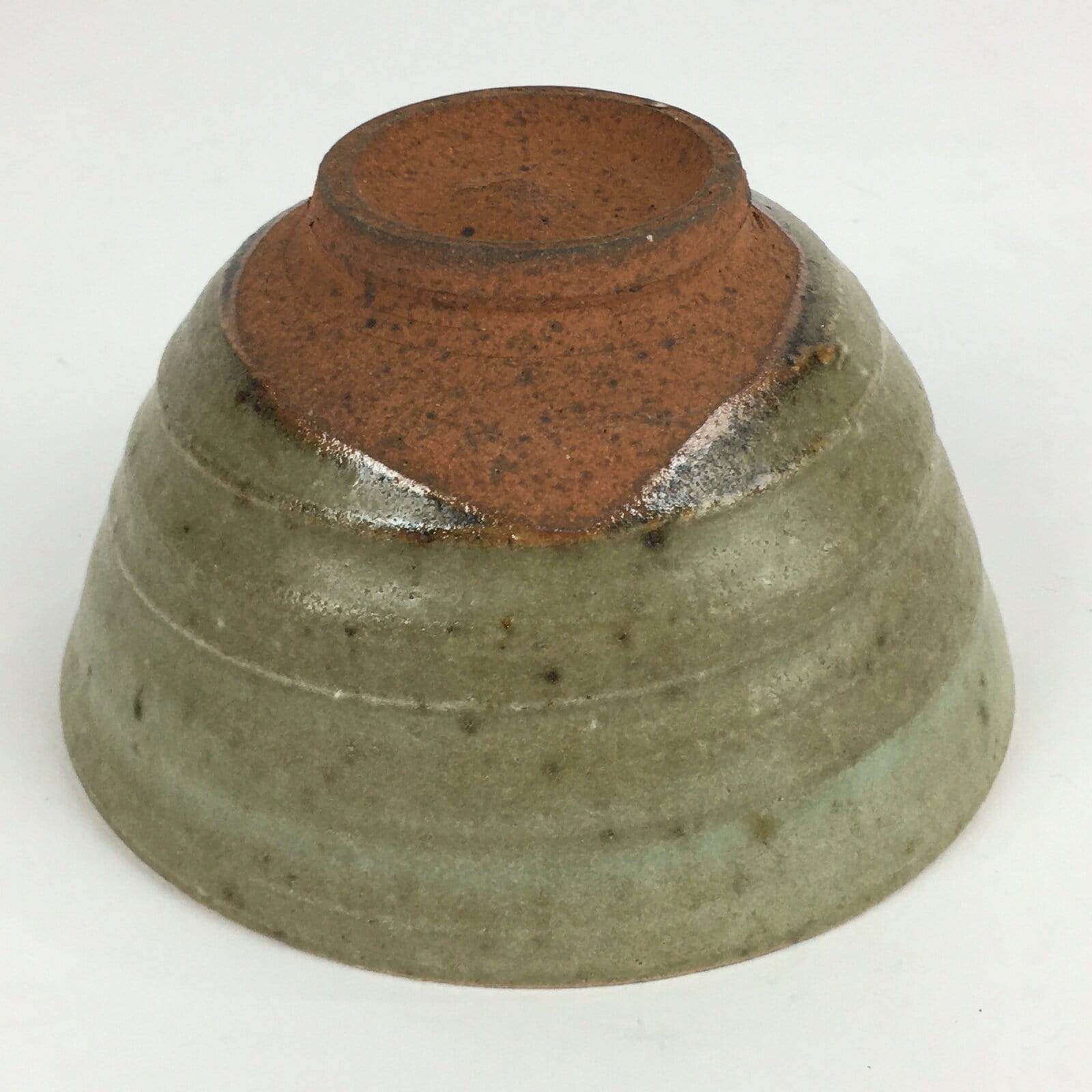 Japanese Ceramic Tea Ceremony Bowl Vtg Chawan Crane Pottery Matcha Chawan GTB910