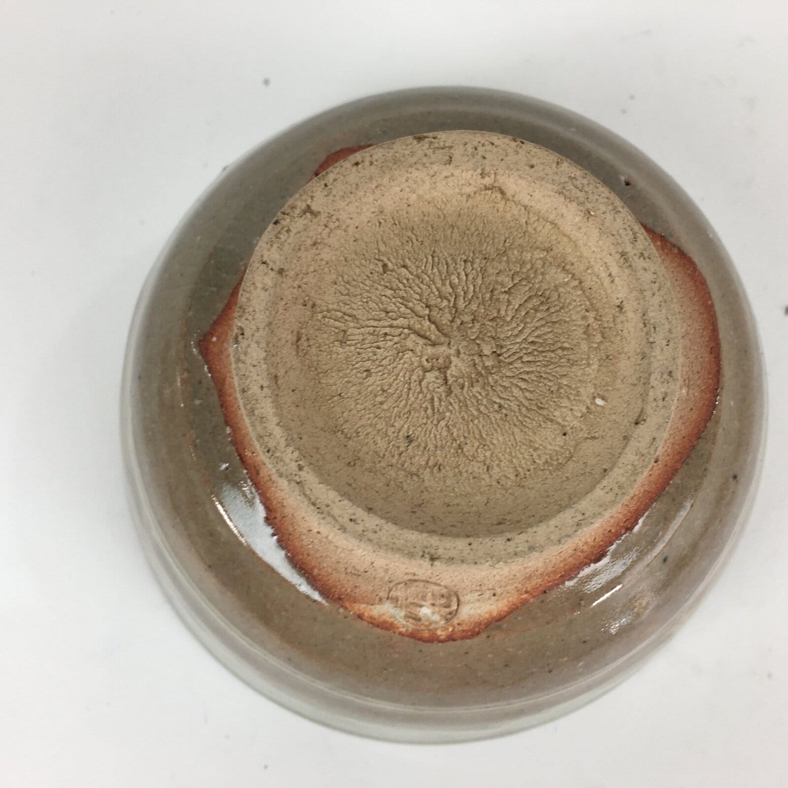 Japanese Ceramic Tea Ceremony Bowl Vtg Matcha Chawan Brown Pottery Sado GTB821