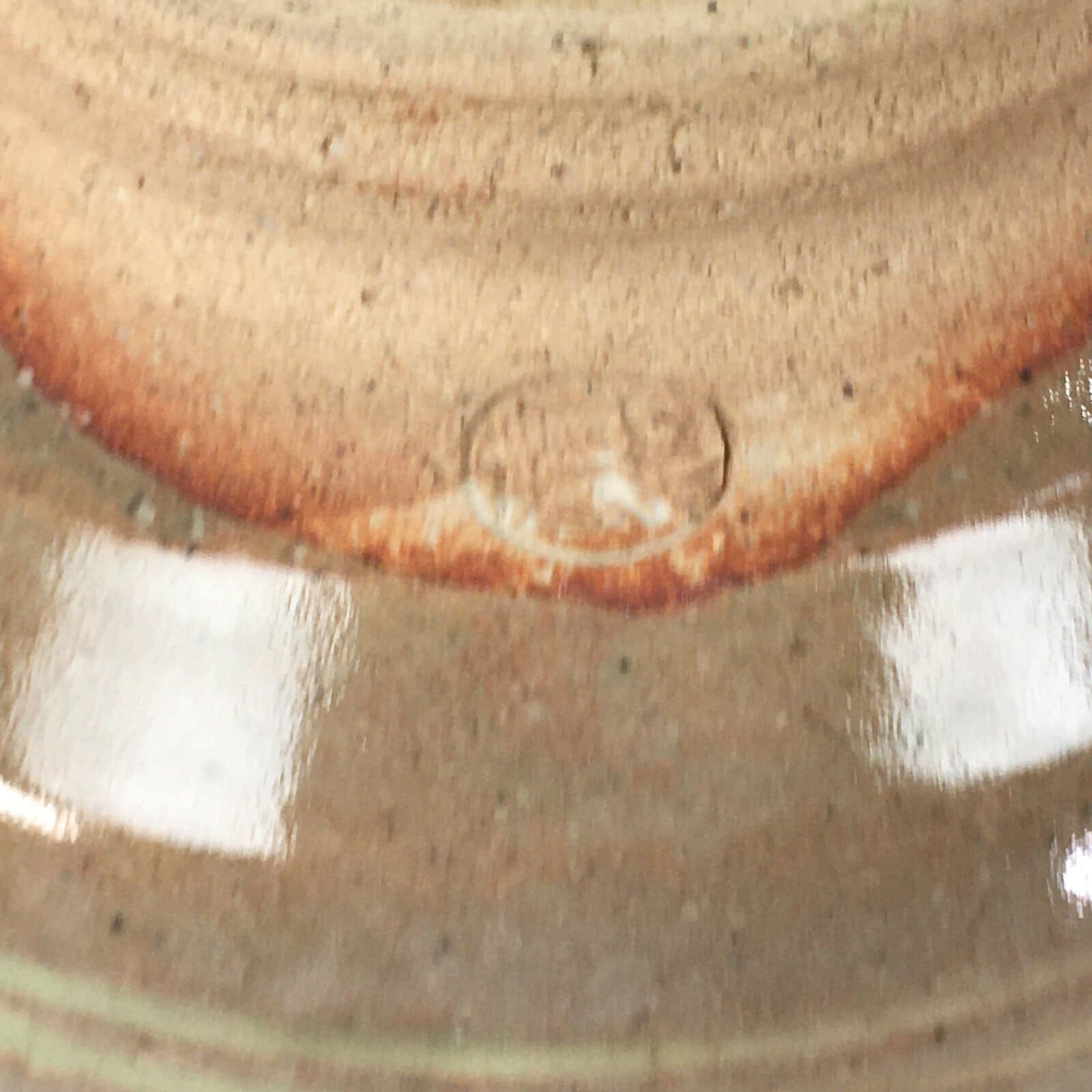 Japanese Ceramic Tea Ceremony Bowl Vtg Matcha Chawan Brown Pottery Sado GTB821