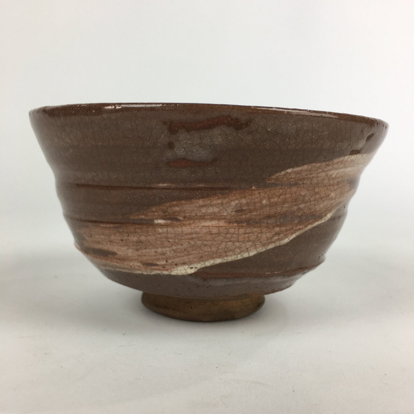 Japanese Ceramic Tea Ceremony Green Tea Bowl Vtg Chawan Wan-nari GTB890