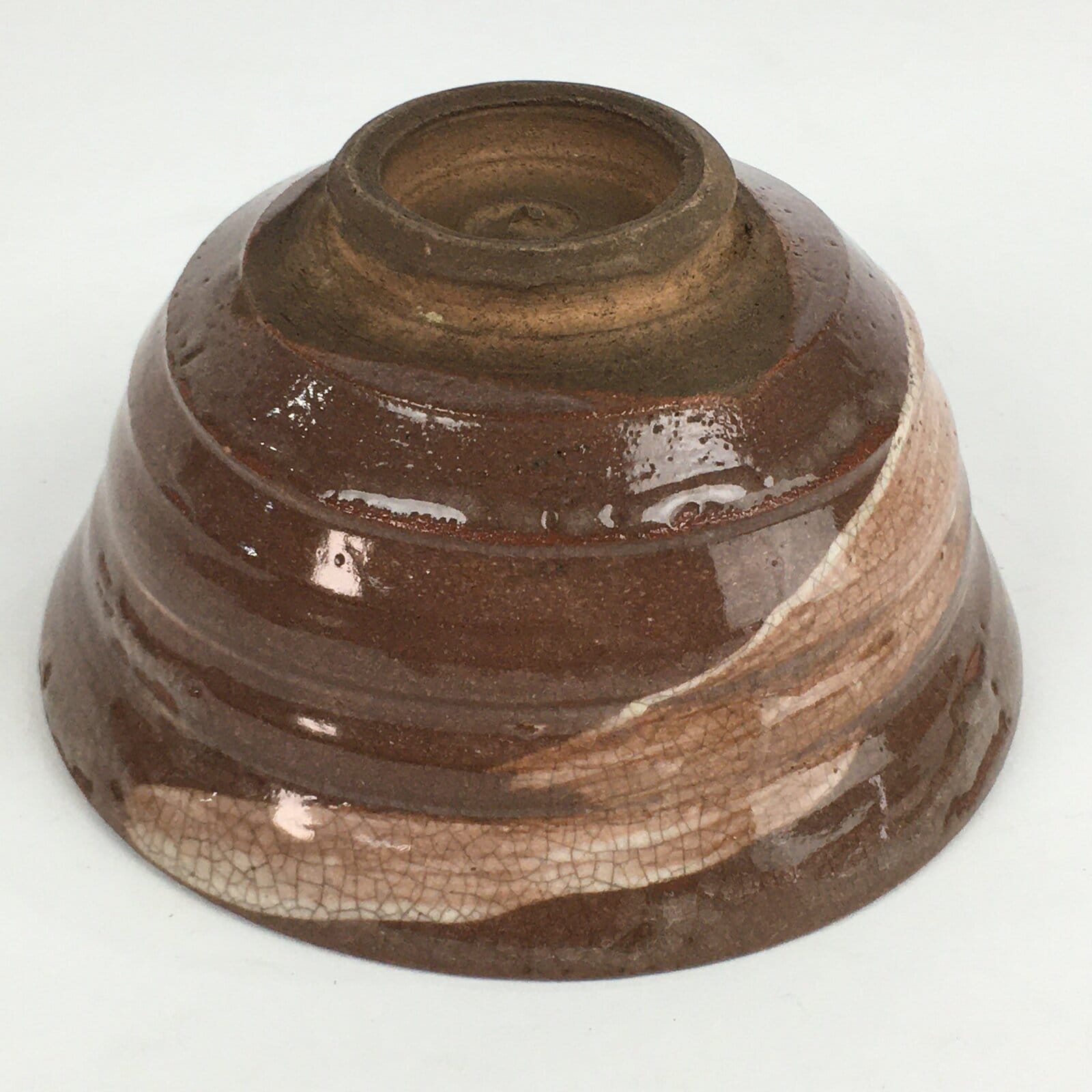 Japanese Ceramic Tea Ceremony Green Tea Bowl Vtg Chawan Wan-nari GTB890