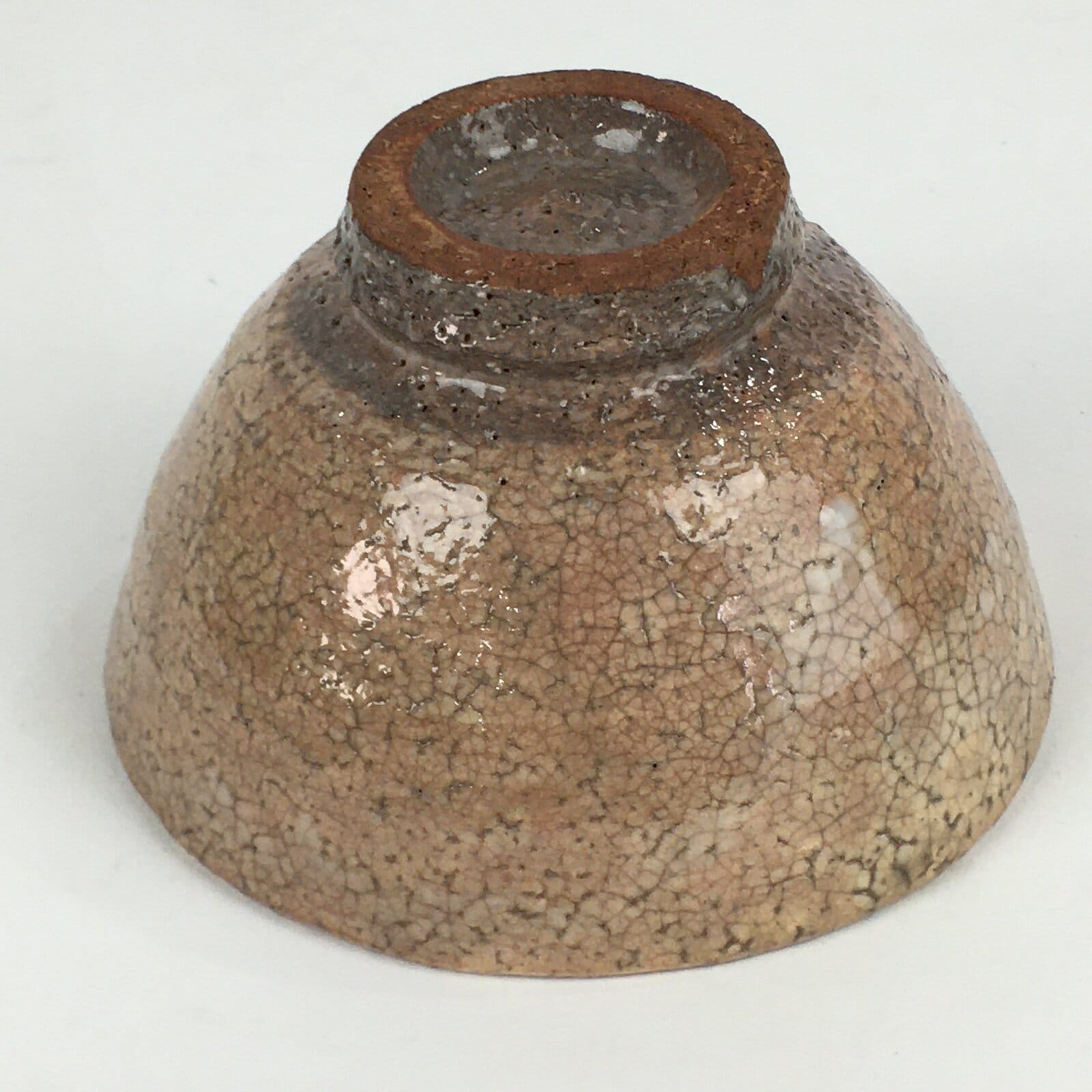 Japanese Ceramic Tea Ceremony Green Tea Bowl Vtg Chawan Wan-nari GTB892