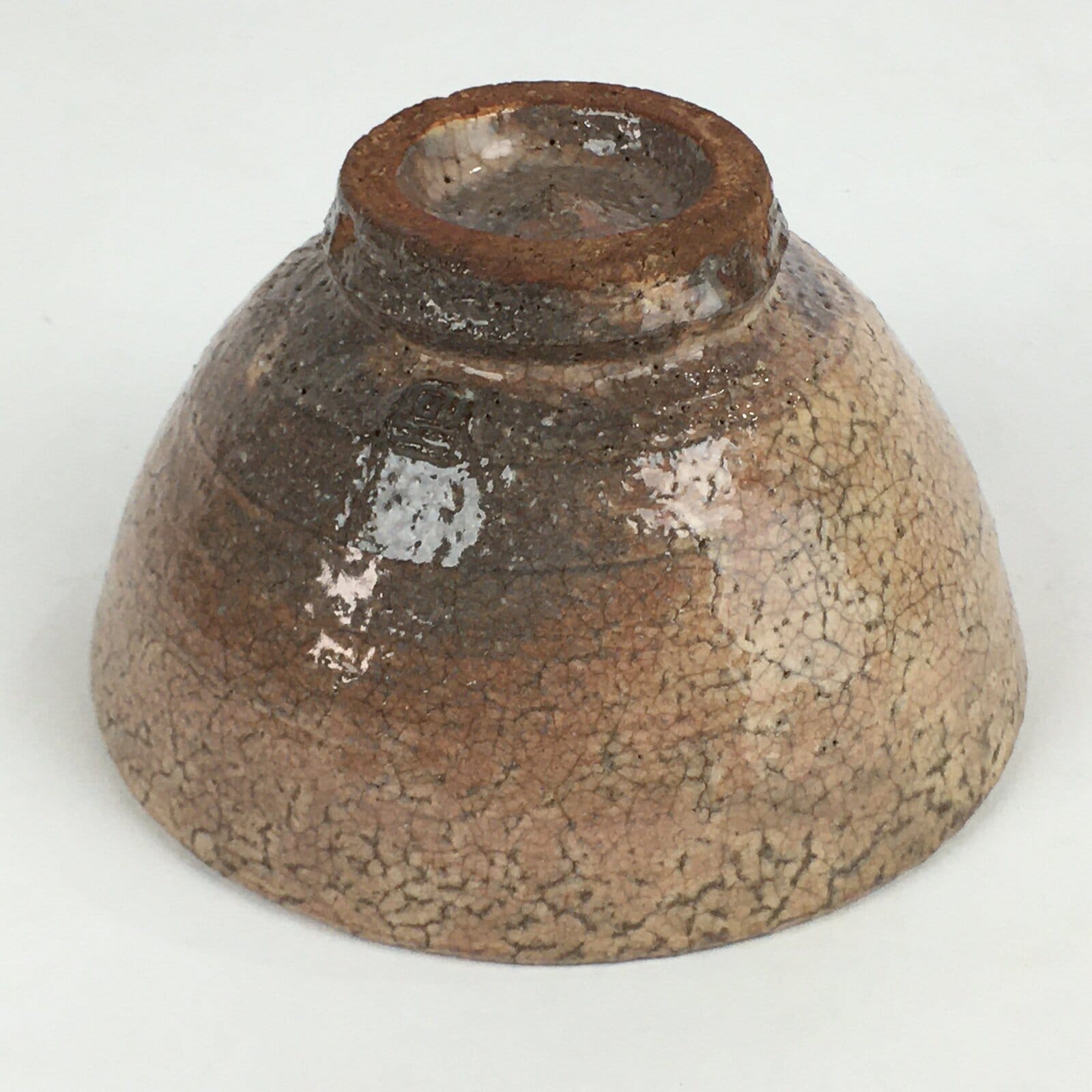 Japanese Ceramic Tea Ceremony Green Tea Bowl Vtg Chawan Wan-nari GTB892