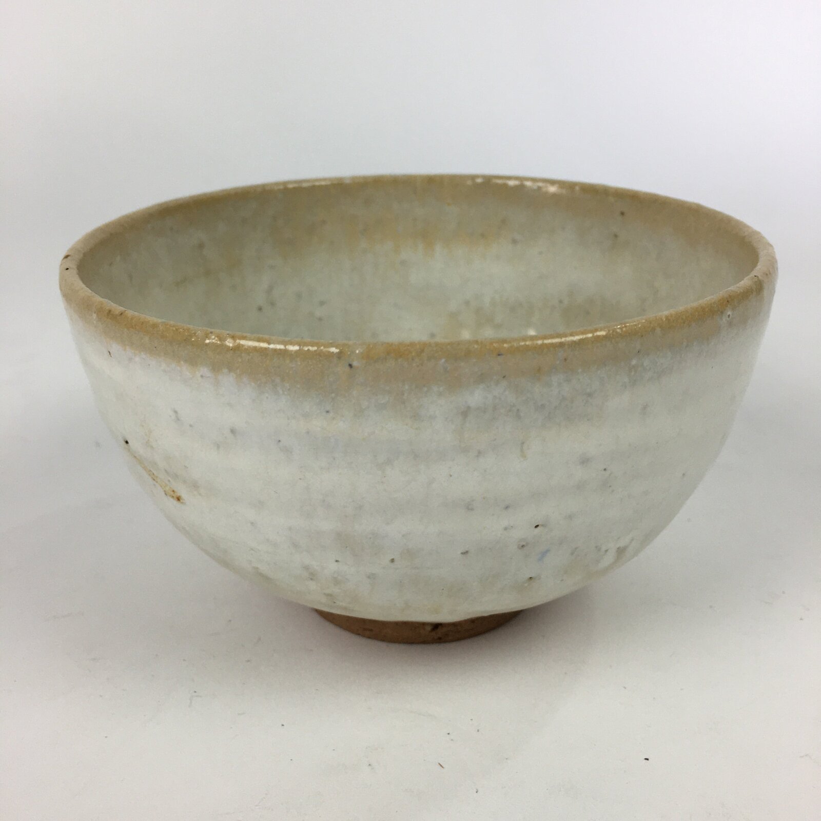 Japanese Ceramic Tea Ceremony Green Tea Bowl Vtg Chawan Wan-nari GTB894